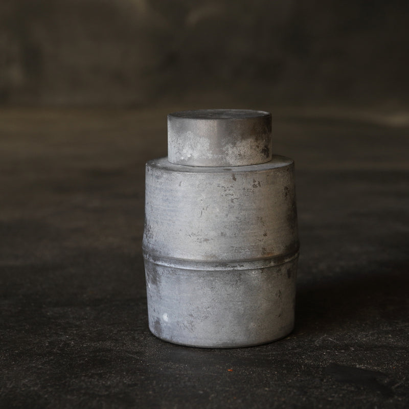 Eyoshido Old Tin Tea canister Qing Dynasty/1616-1911CE