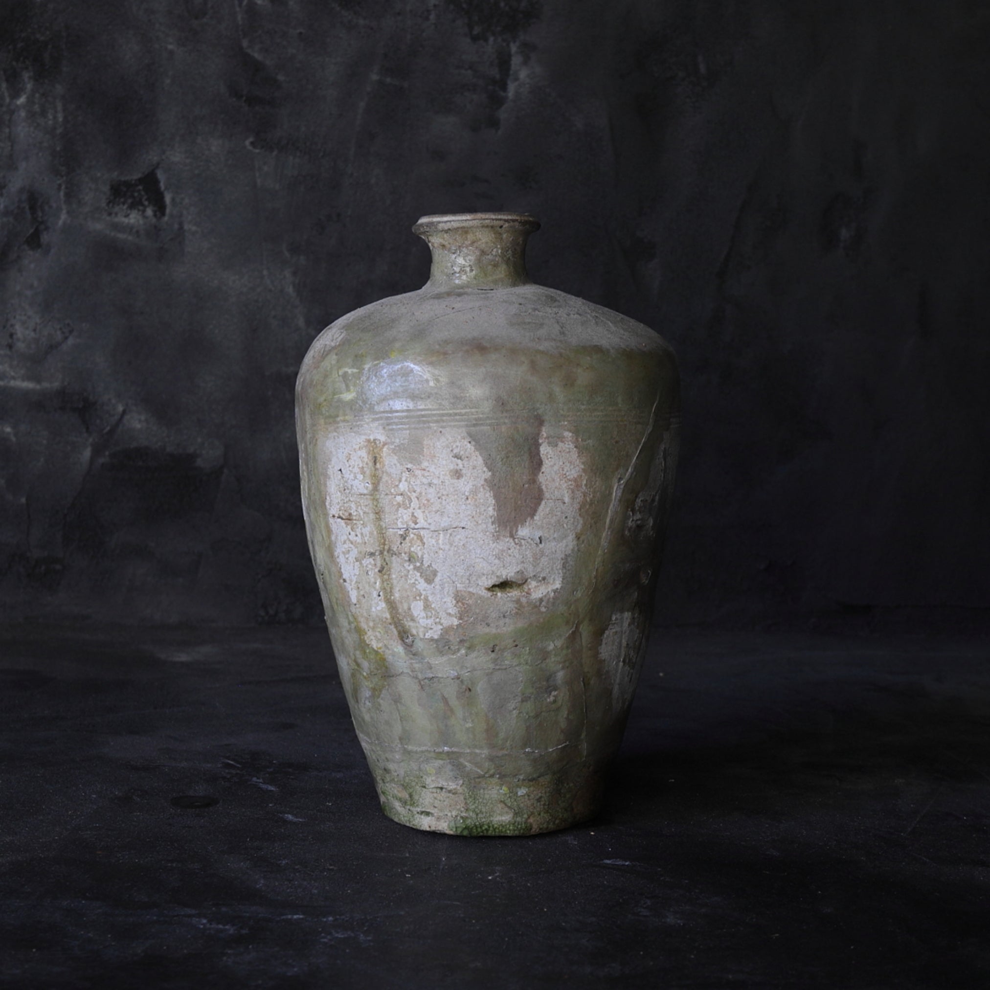 Ko-Seto ash glaze bottle Kamakura/1185-1333CE