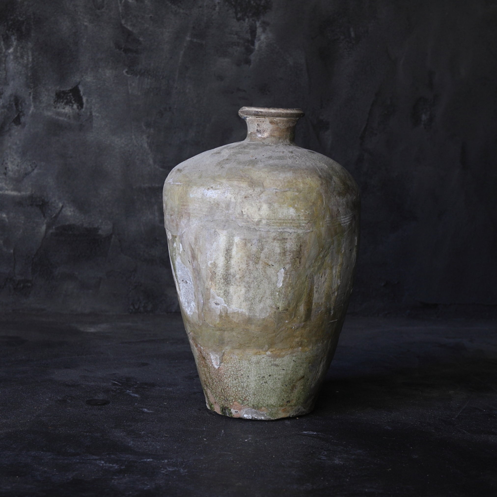 Ko-Seto ash glaze bottle Kamakura/1185-1333CE