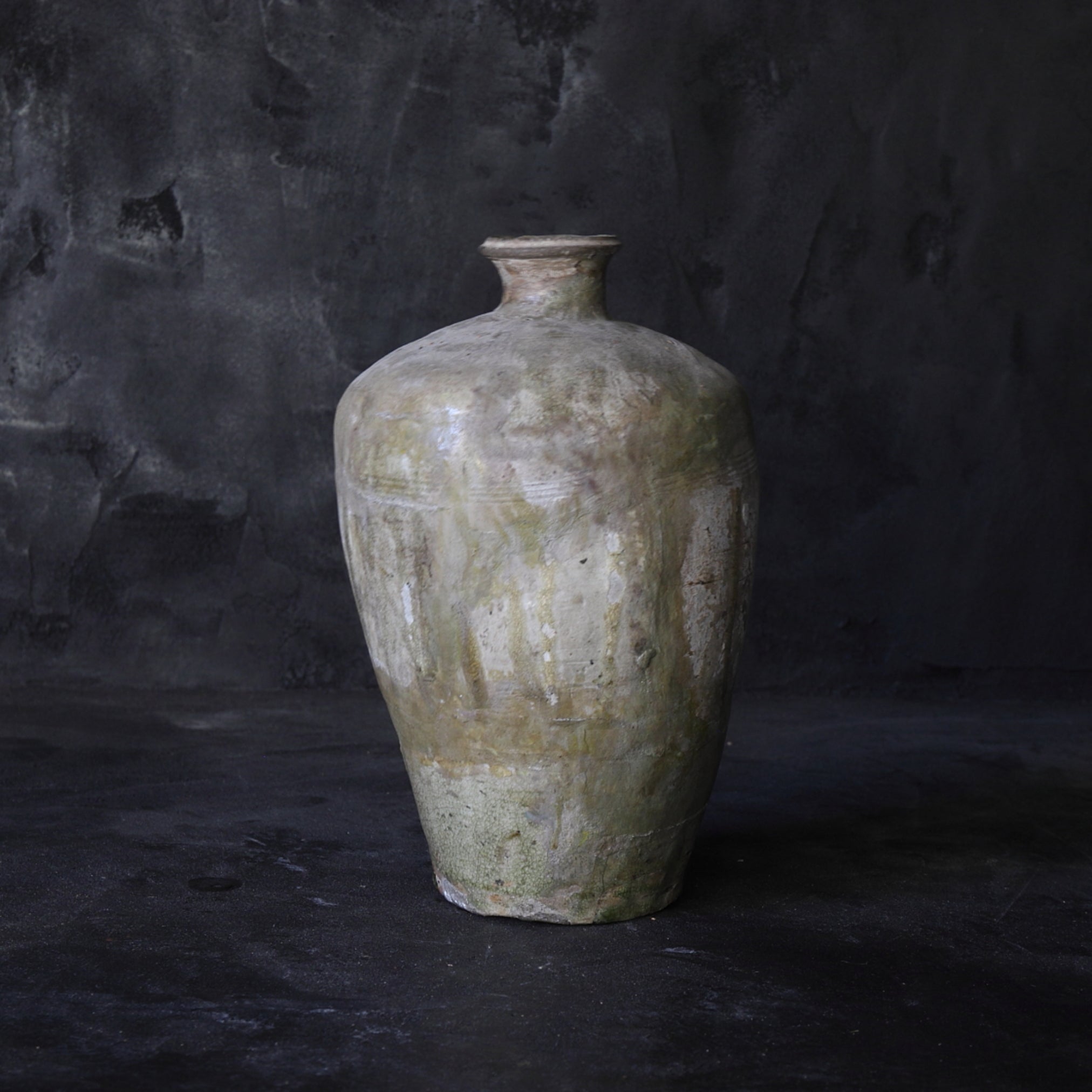 Ko-Seto ash glaze bottle Kamakura/1185-1333CE