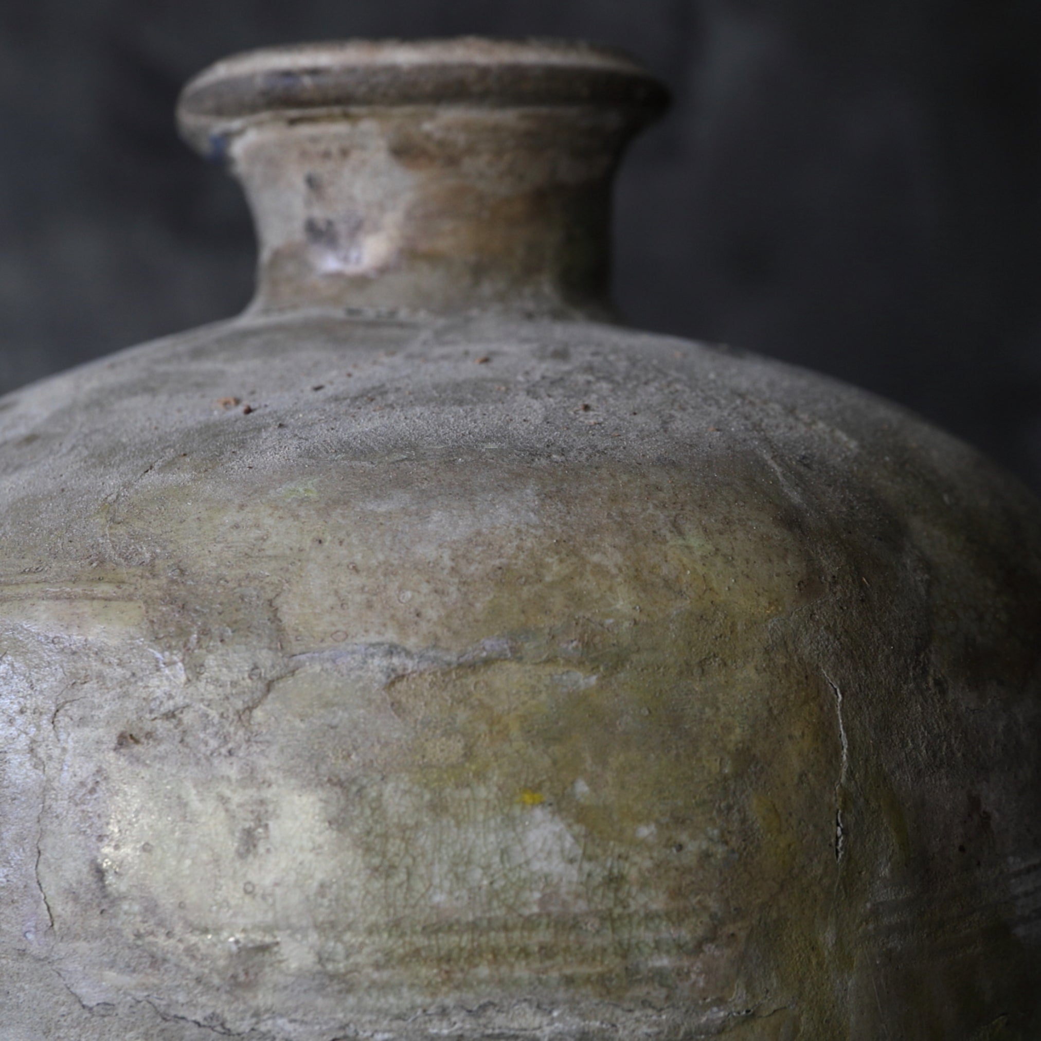 Ko-Seto ash glaze bottle Kamakura/1185-1333CE