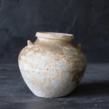 Green glaze jar with handle Han Dynasty/206BCE-220CE