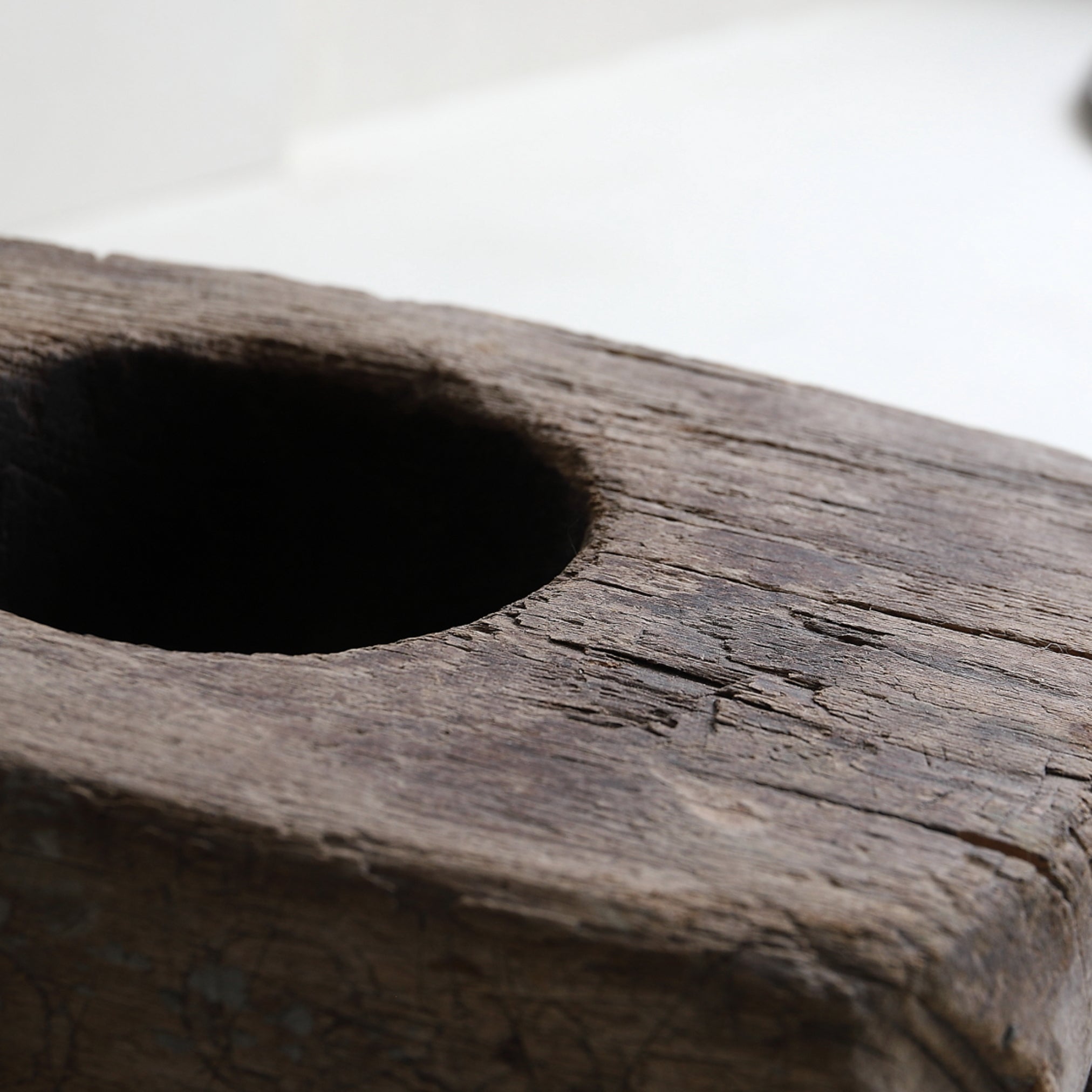 Old teak mortar 16th-19th century