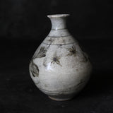 Korean Antique Buncheongsaware iron painting flower design vase Joseon Dynasty/1392-1897CE