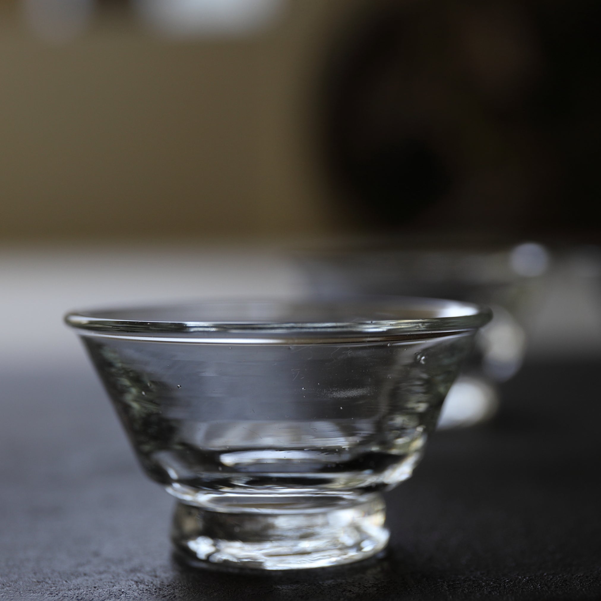 Old Glass Sencha Cup 5 pieces Taisho/1912-1926CE