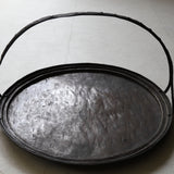 Old copper hand-made sencha tray Edo/1603-1867CE
