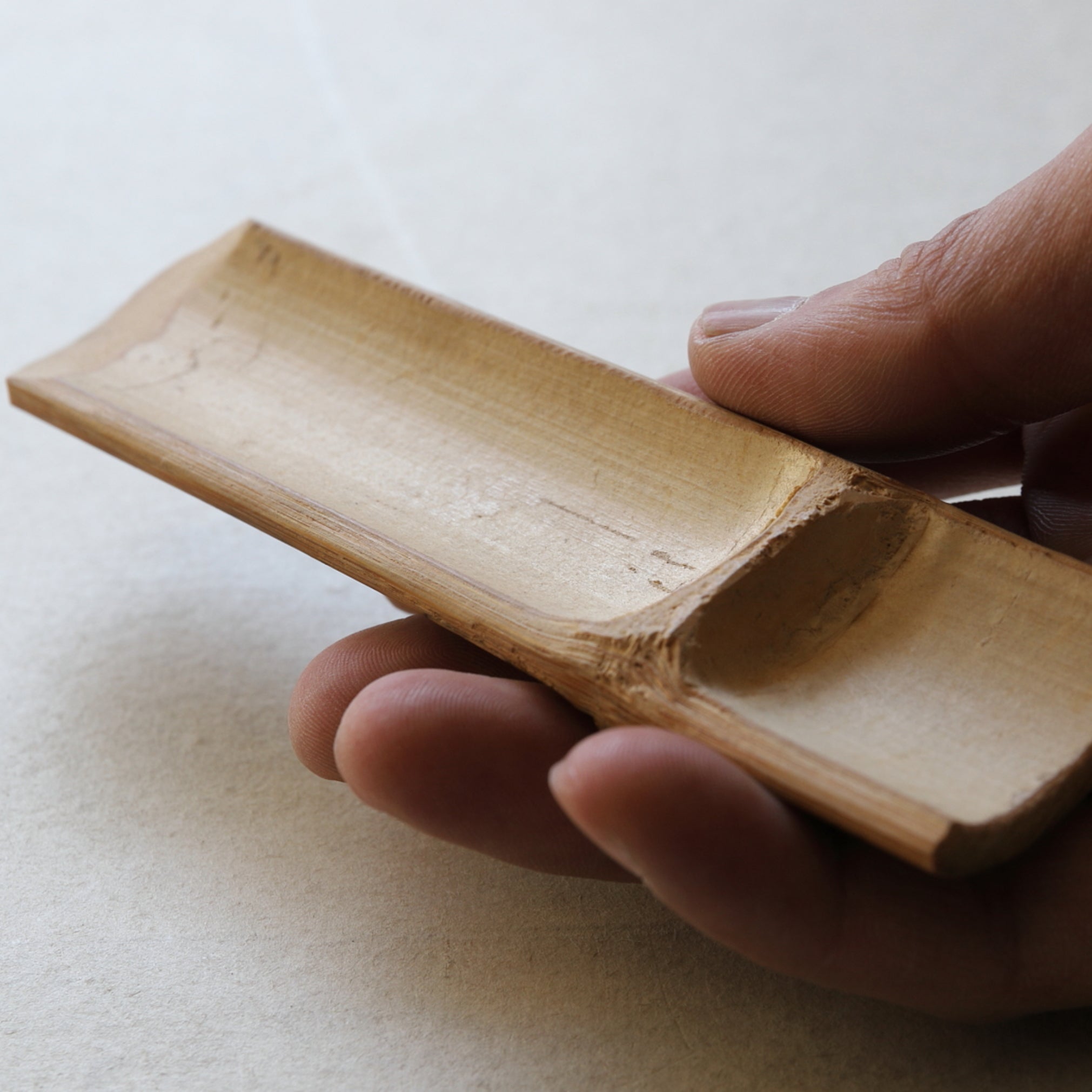 Old bamboo Tea-Leaf Scoop 19th-20th century