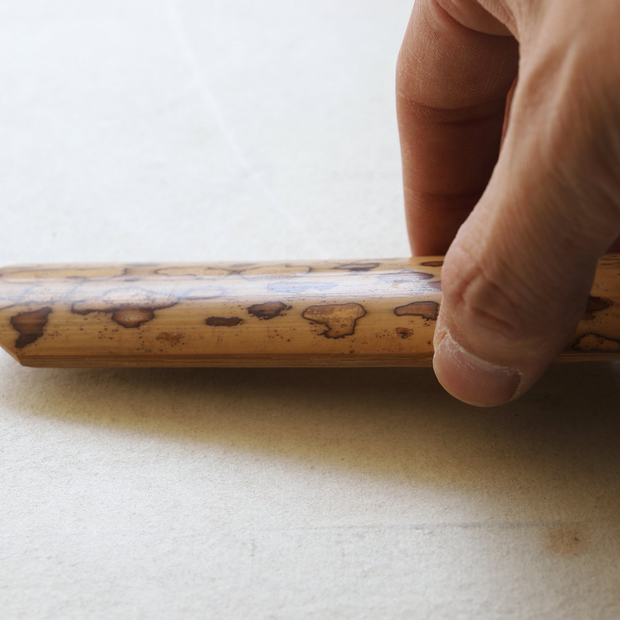 Old bamboo Tea-Leaf Scoop 19th-20th century