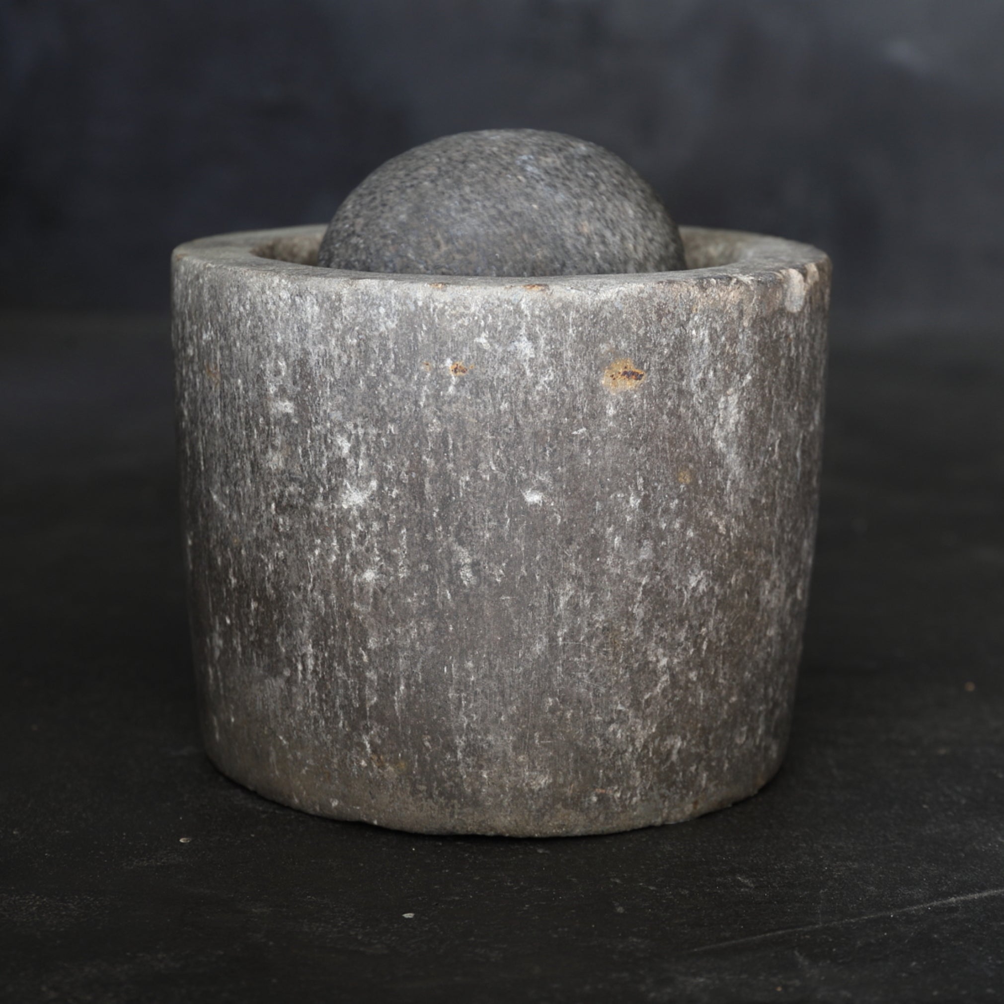 Korean Antique stone mortar Joseon Dynasty/1392-1897CE