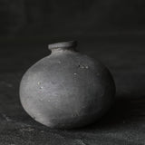 Sue ware round bottom short neck small jar Heian/794-1185CE