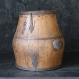 Korean Antique Grain Bucket with Handle Joseon Dynasty/1392-1897CE