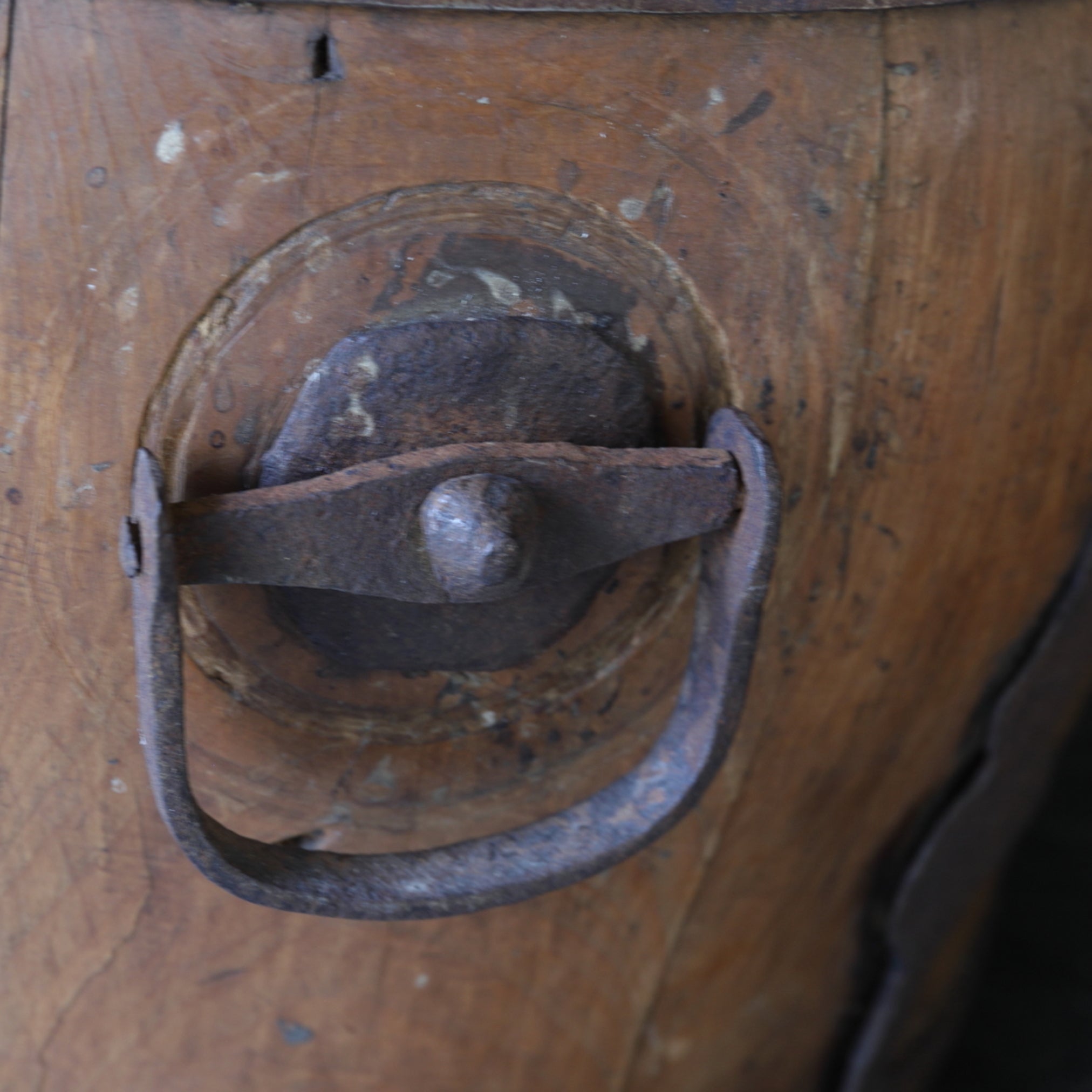 Korean Antique Grain Bucket with Handle Joseon Dynasty/1392-1897CE