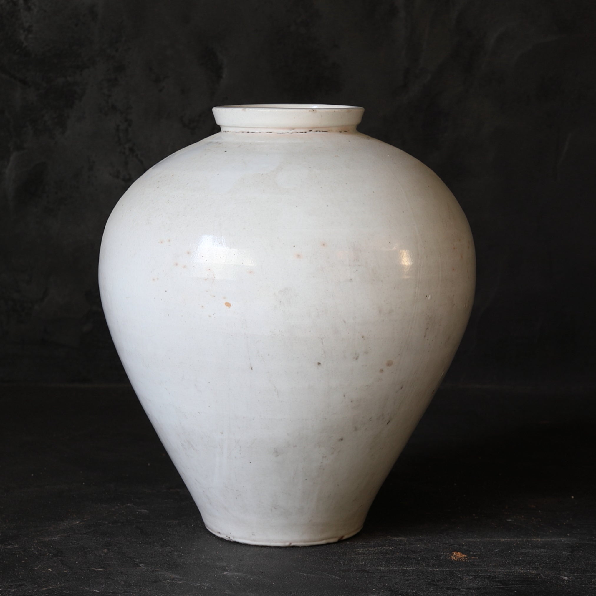 Korean Antique white porcelain jar Joseon Dynasty/1392-1897CE