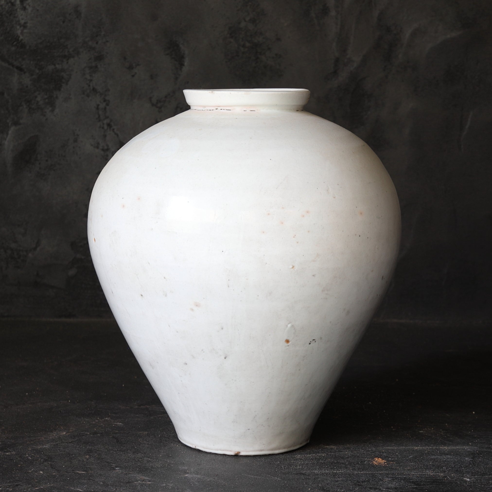 Korean Antique white porcelain jar Joseon Dynasty/1392-1897CE