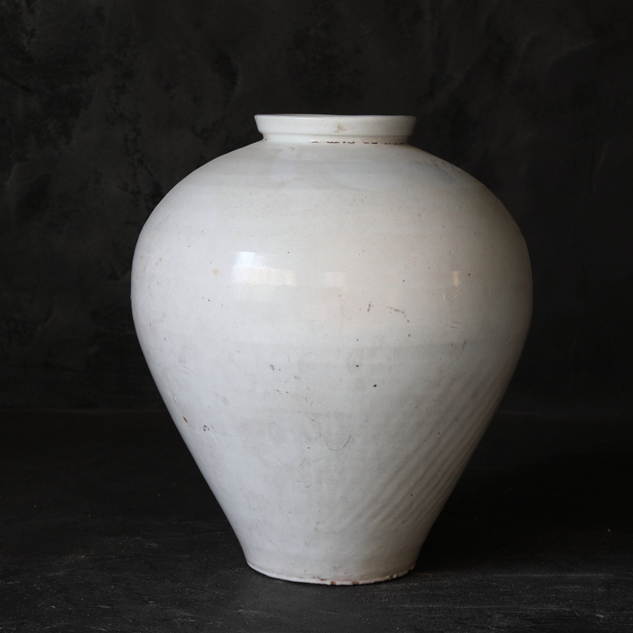 Korean Antique white porcelain jar Joseon Dynasty/1392-1897CE