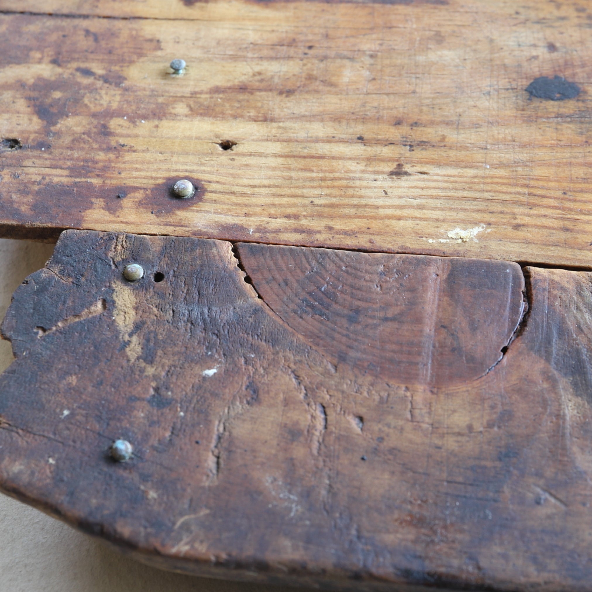 Antique wood board