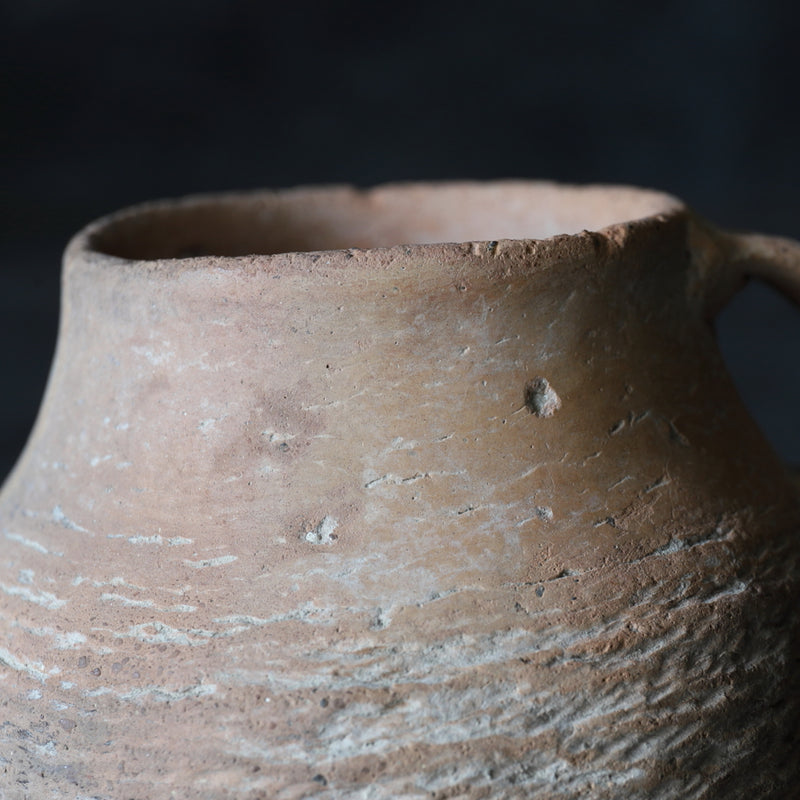 Jomon pottery with snake head handle Jomon/10000-300BCE