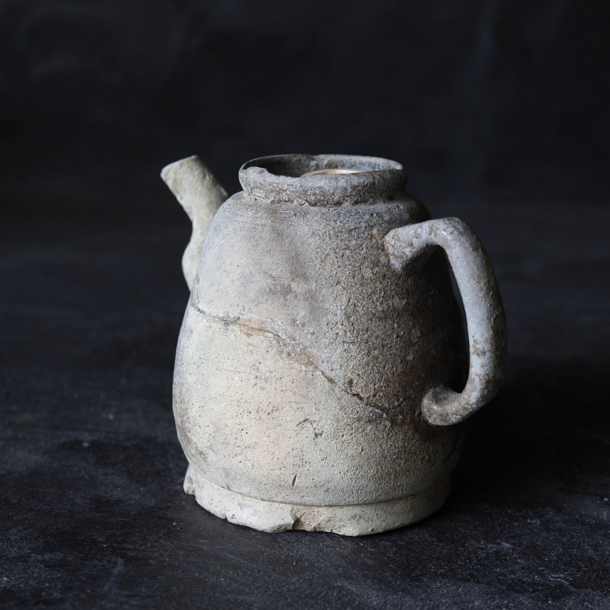 Ko-Seto ash glaze jug Kamakura/1185-1333CE