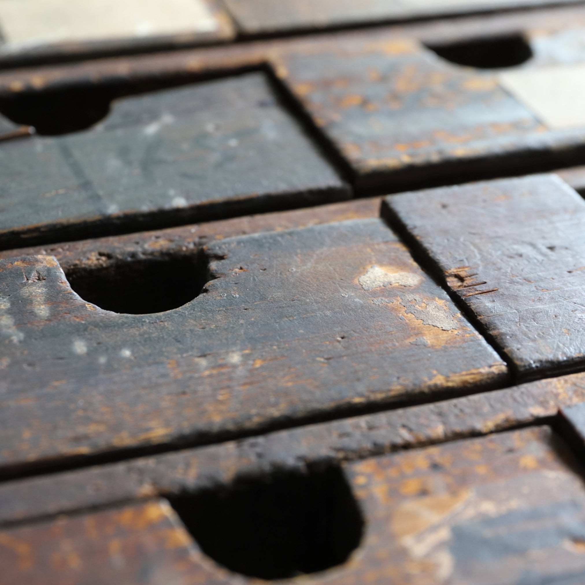 Antique chest of drawers in a letterpress printing workshop Taisho/1912-1926CE