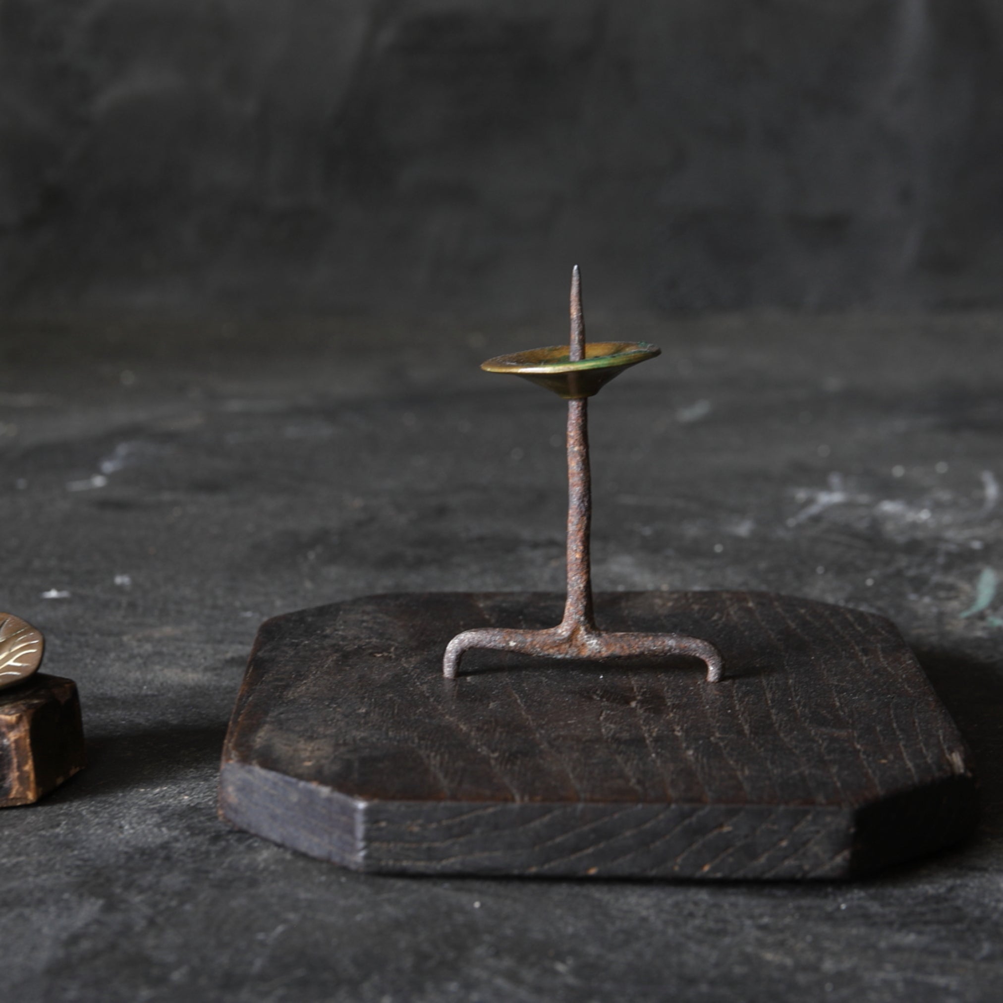 2 old candlesticks 16th-19th century