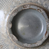 Korean Antique Powder Cheongsa Ware Official Kiln Mishima Plate Joseon Dynasty/1392-1897CE