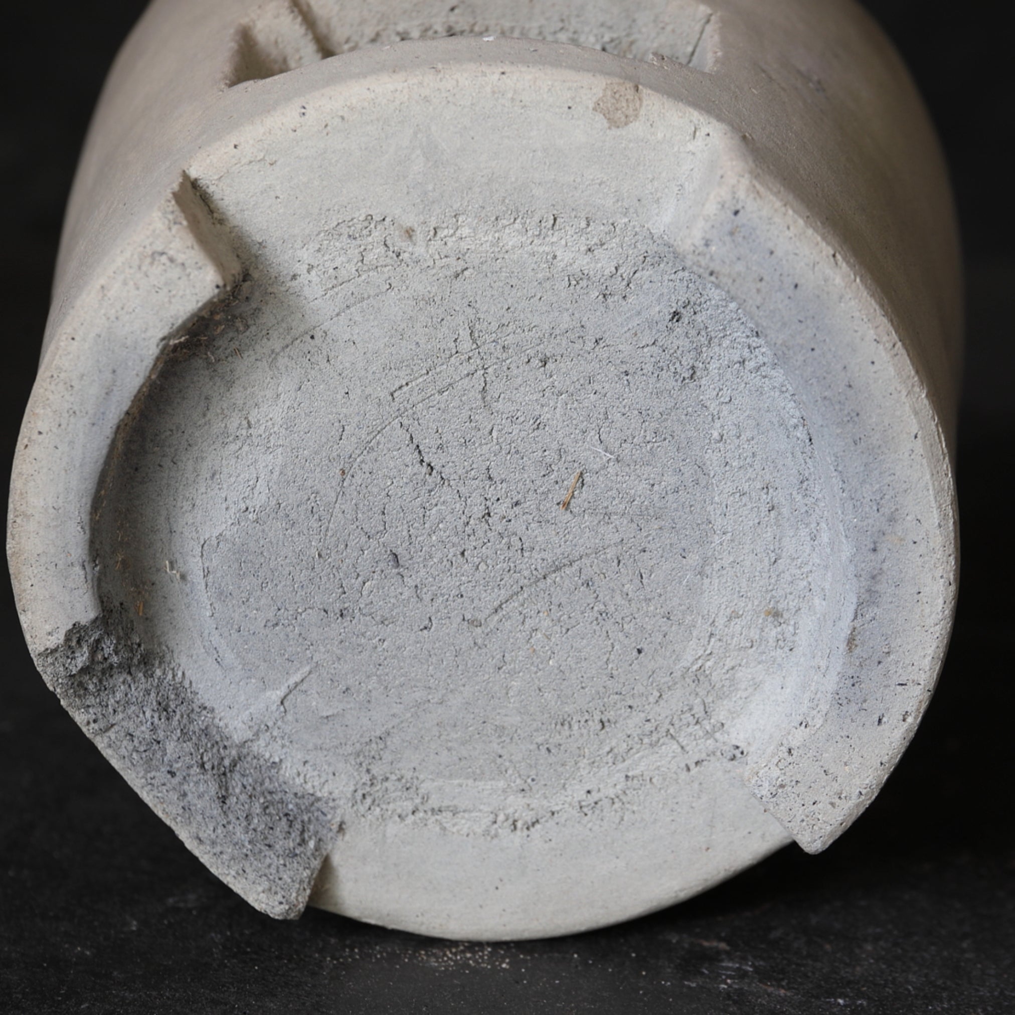 old white clay furnace Qing Dynasty/1616-1911CE