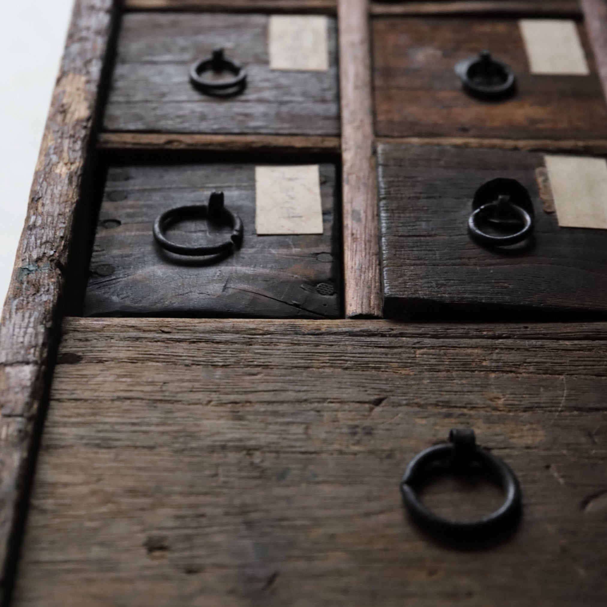 Antique medicine shelf