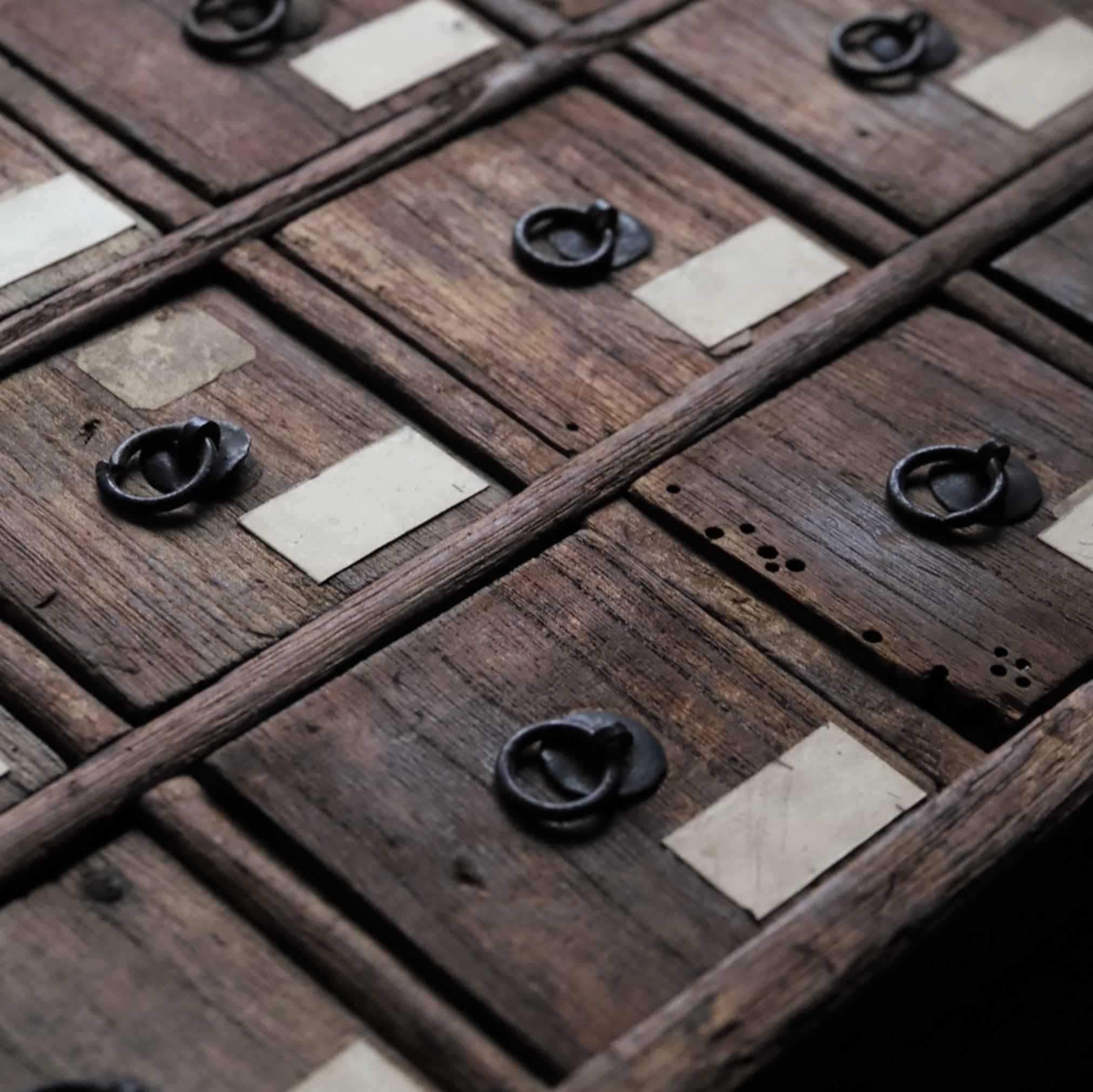 Antique medicine shelf