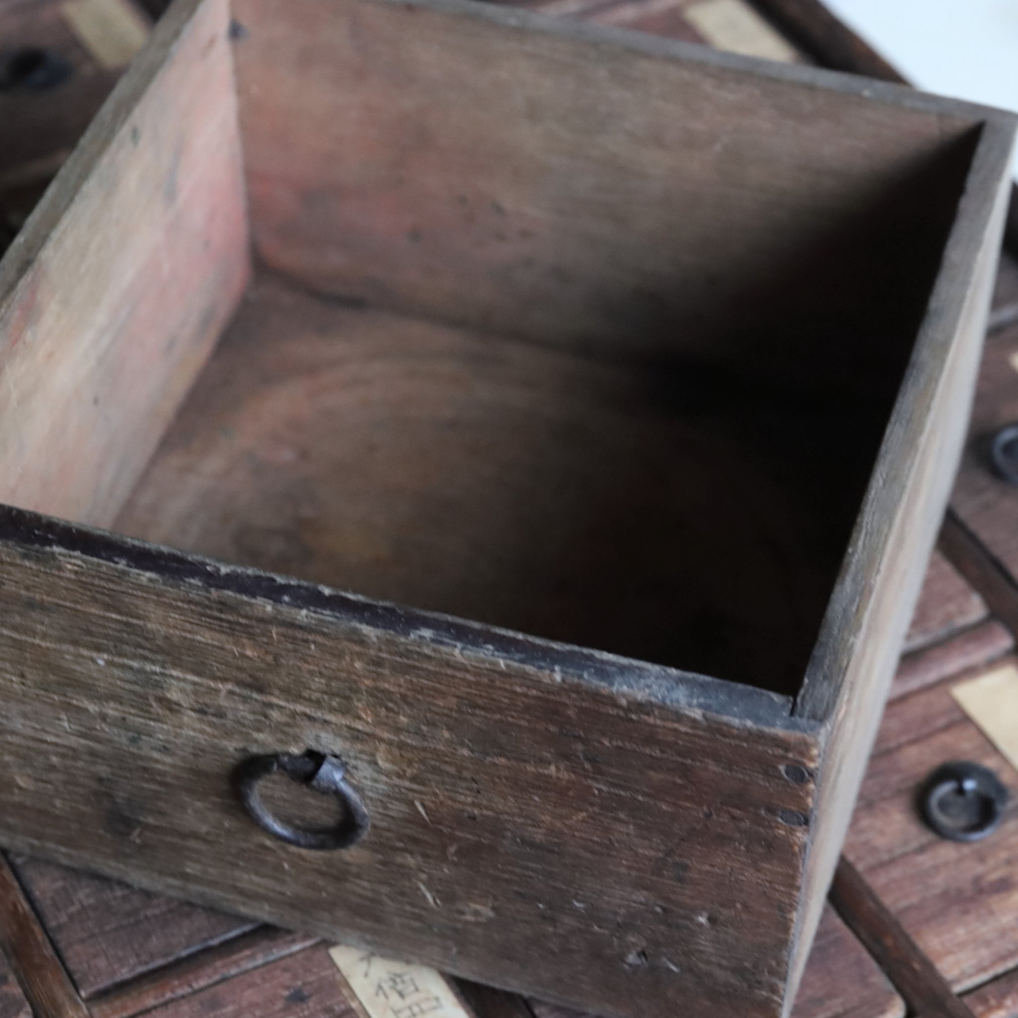 Antique medicine shelf