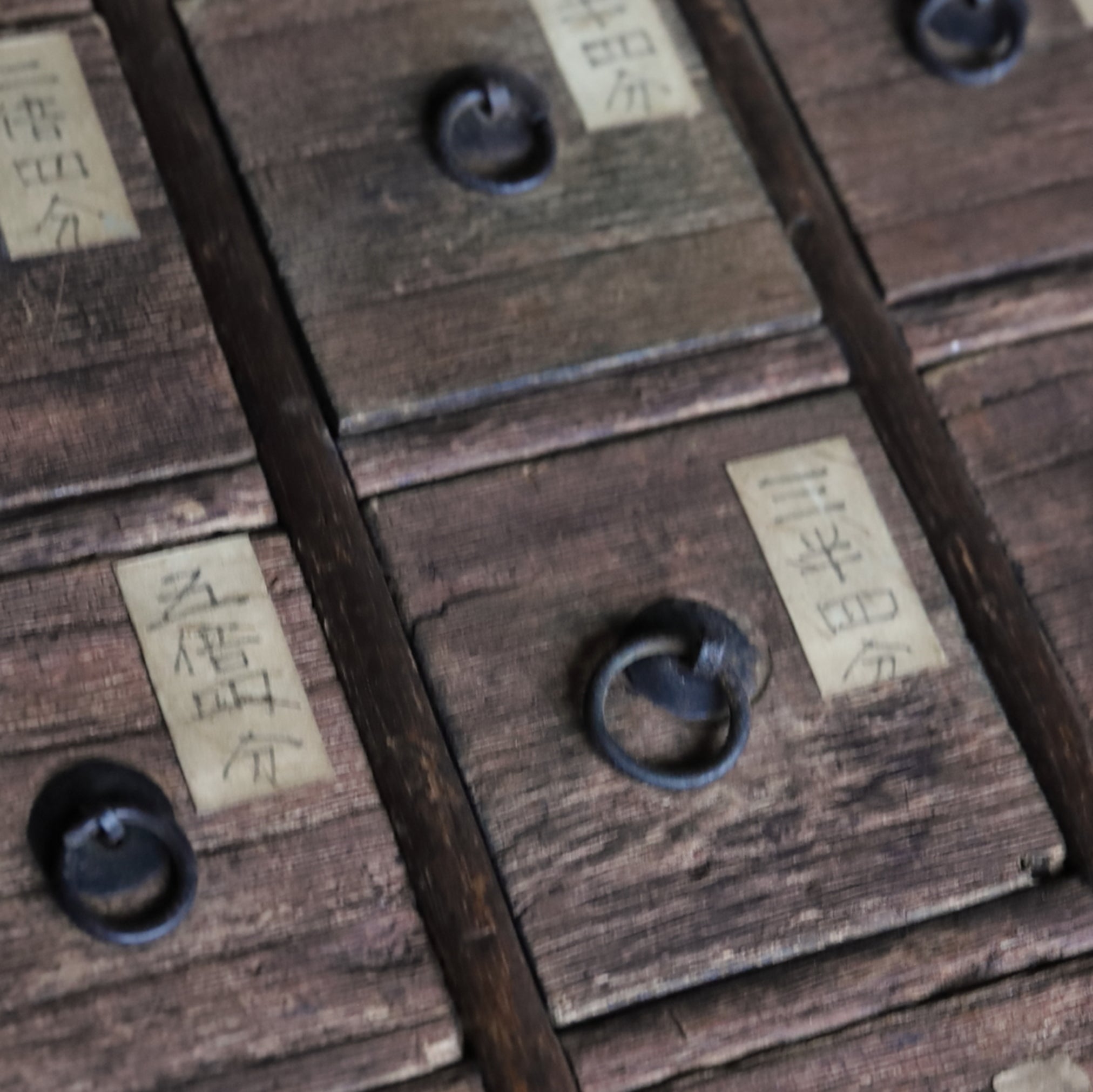 Antique medicine shelf