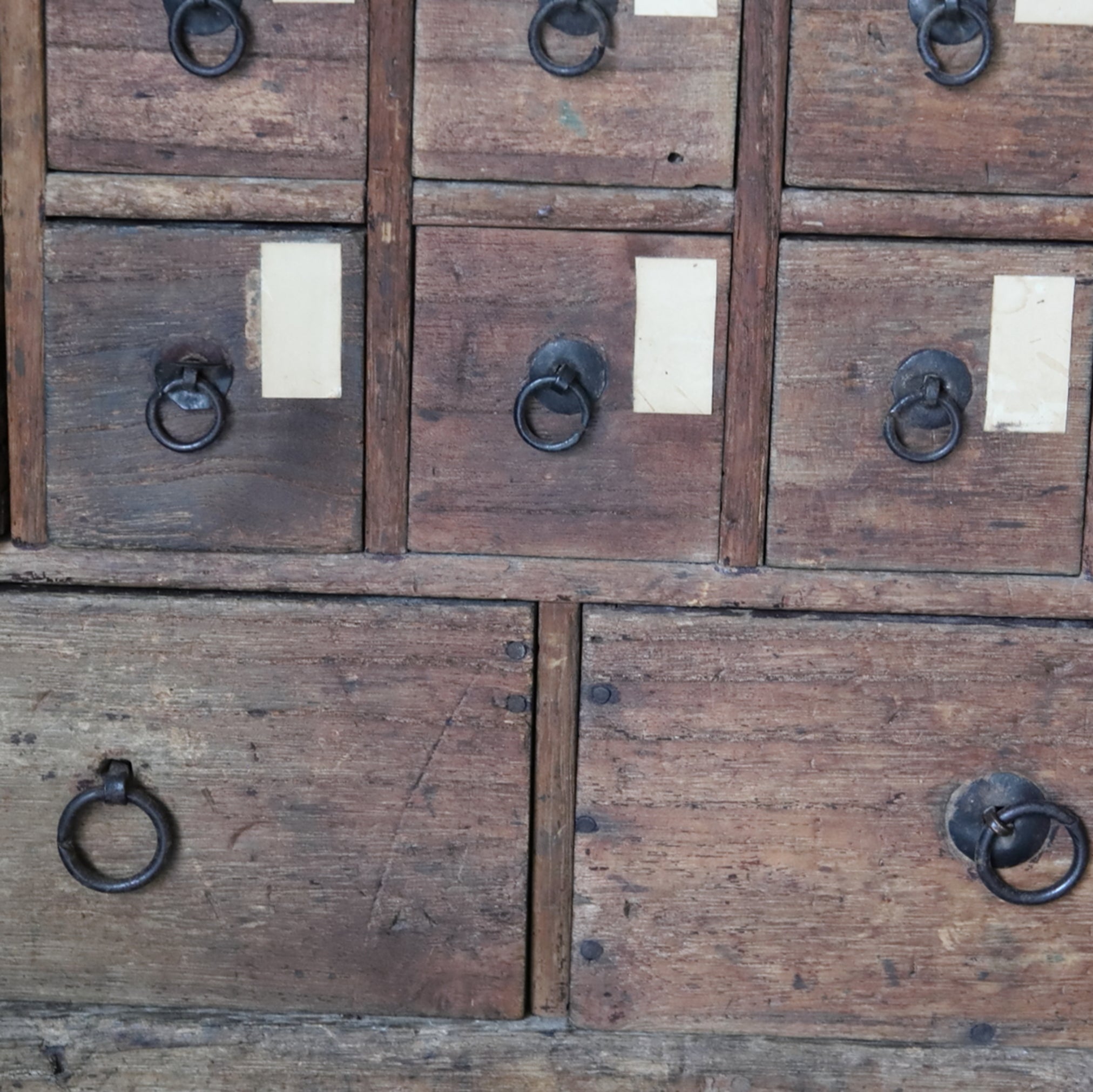 Antique medicine shelf