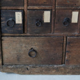 Antique medicine shelf