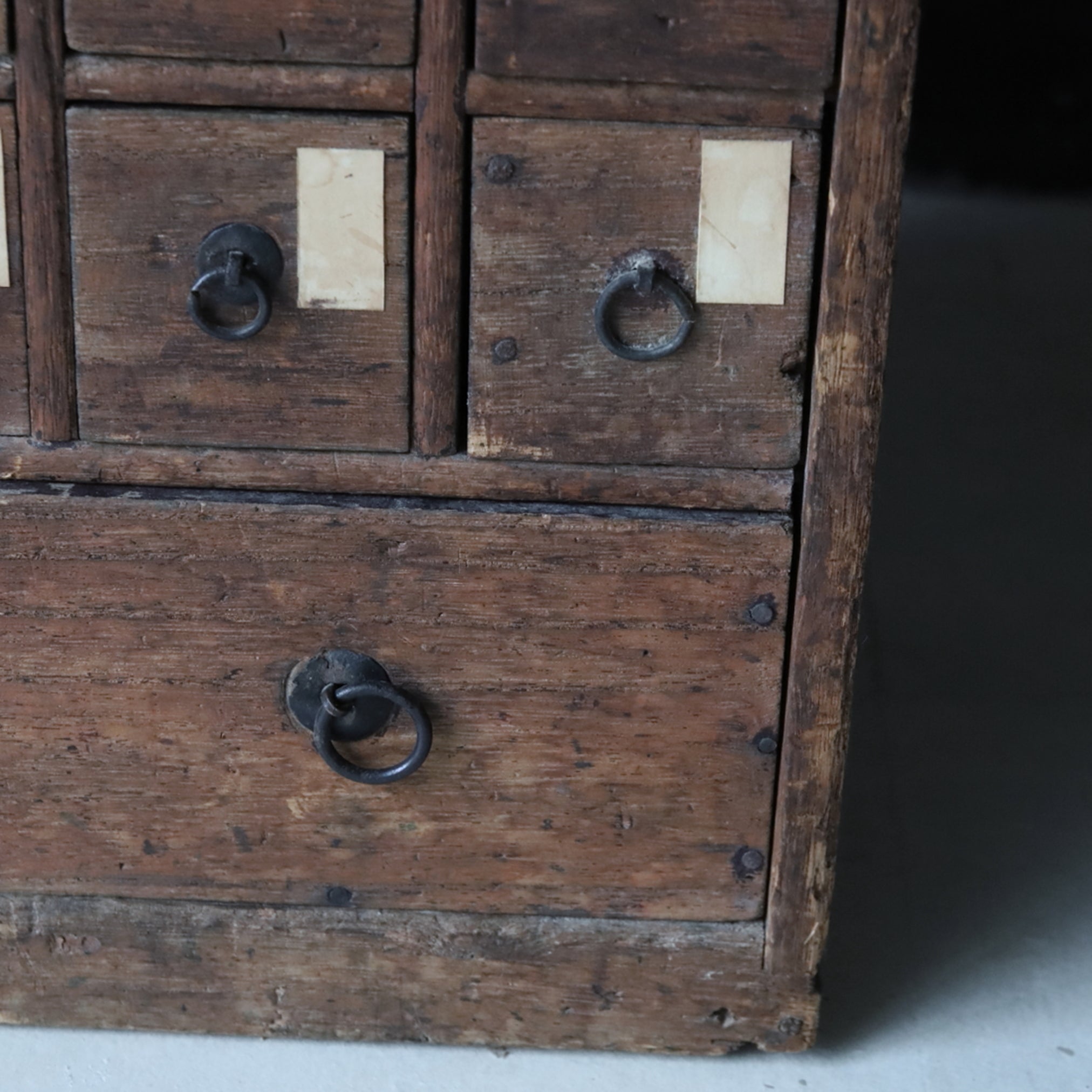 Antique medicine shelf