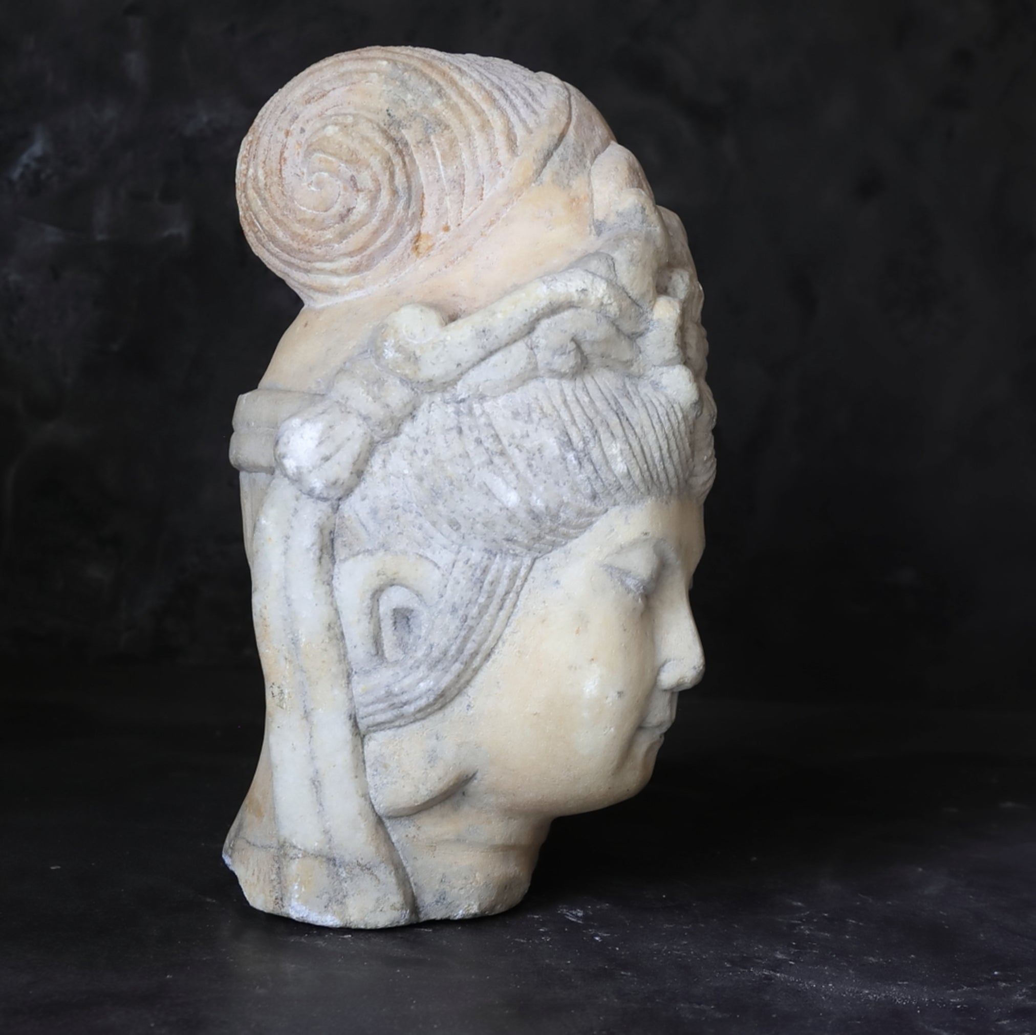 Hokusai White Jade Buddha Head 3rd-12th centuries