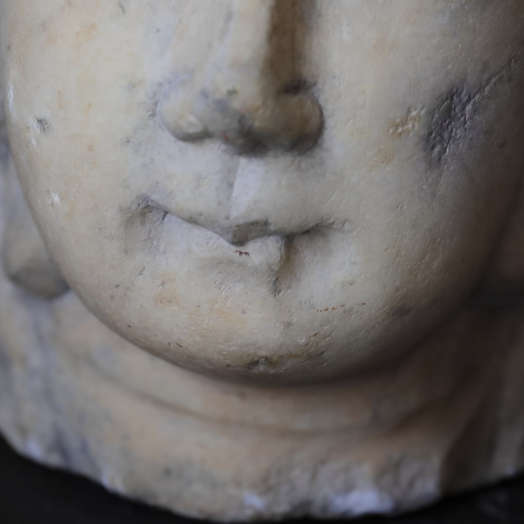 Hokusai White Jade Buddha Head 3rd-12th centuries