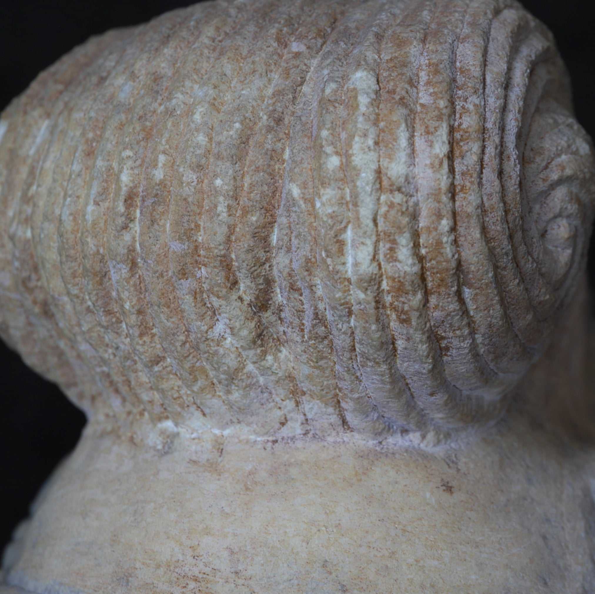 Hokusai White Jade Buddha Head 3rd-12th centuries