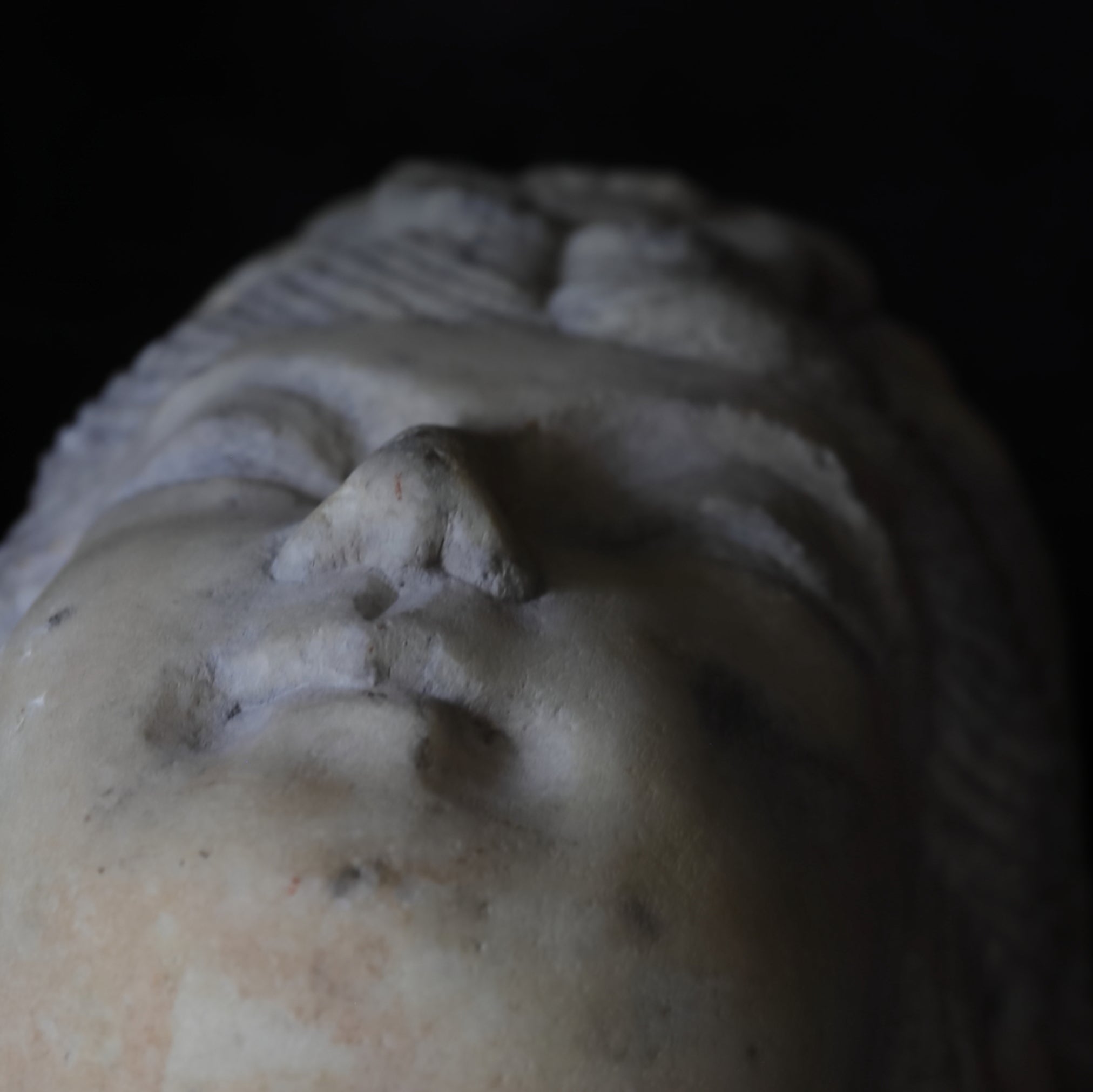 Hokusai White Jade Buddha Head 3rd-12th centuries