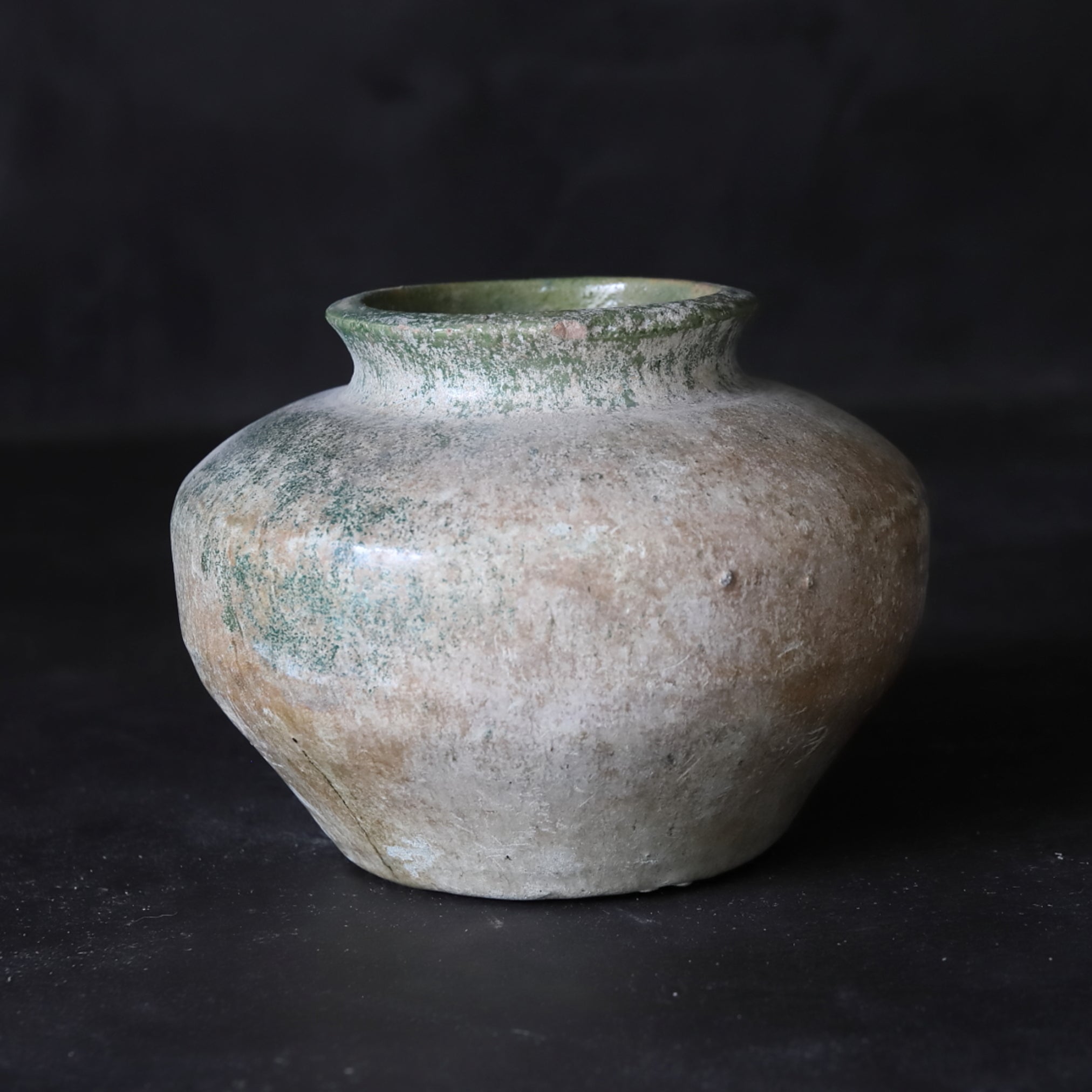 green glazed jar Han Dynasty/206BCE-220CE