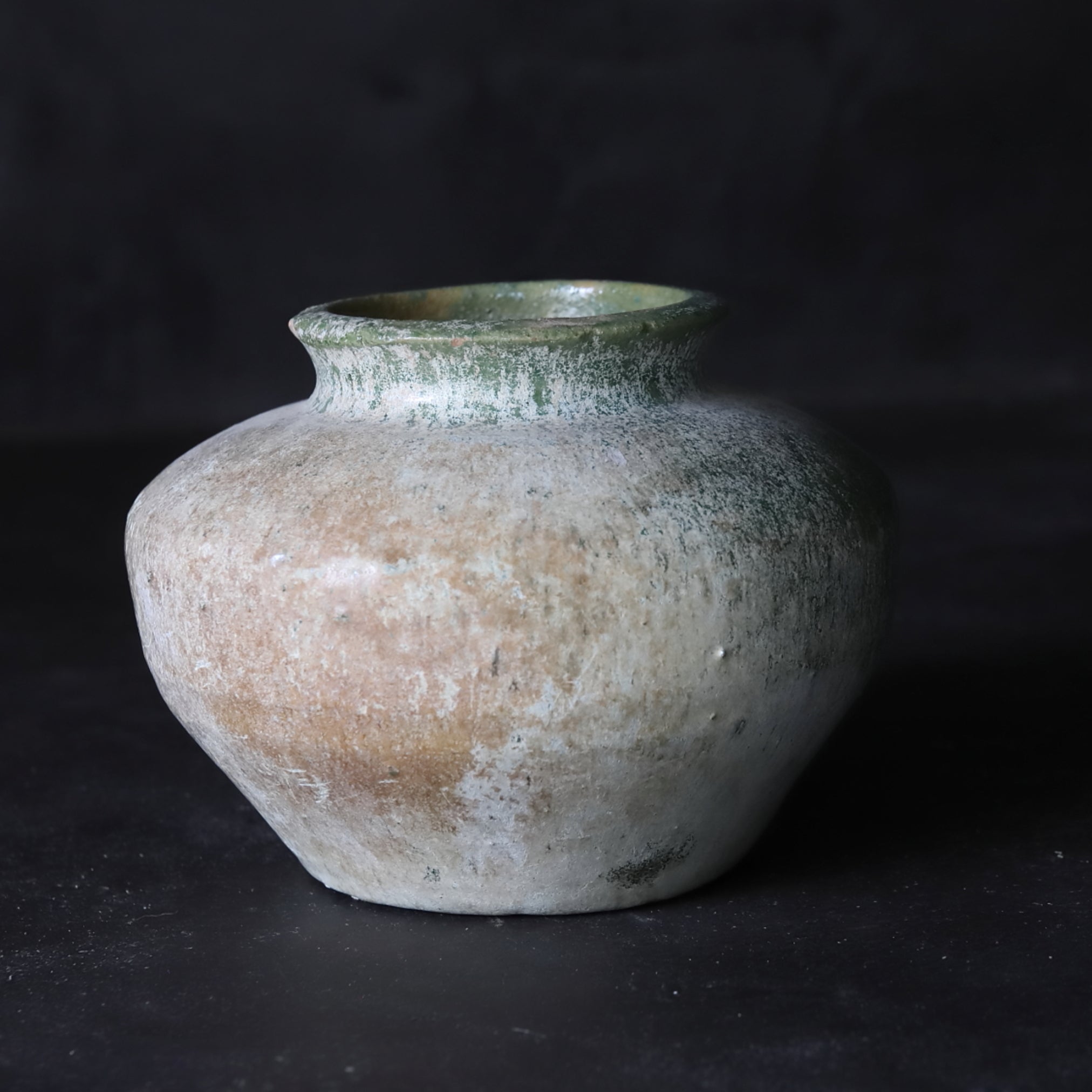 green glazed jar Han Dynasty/206BCE-220CE