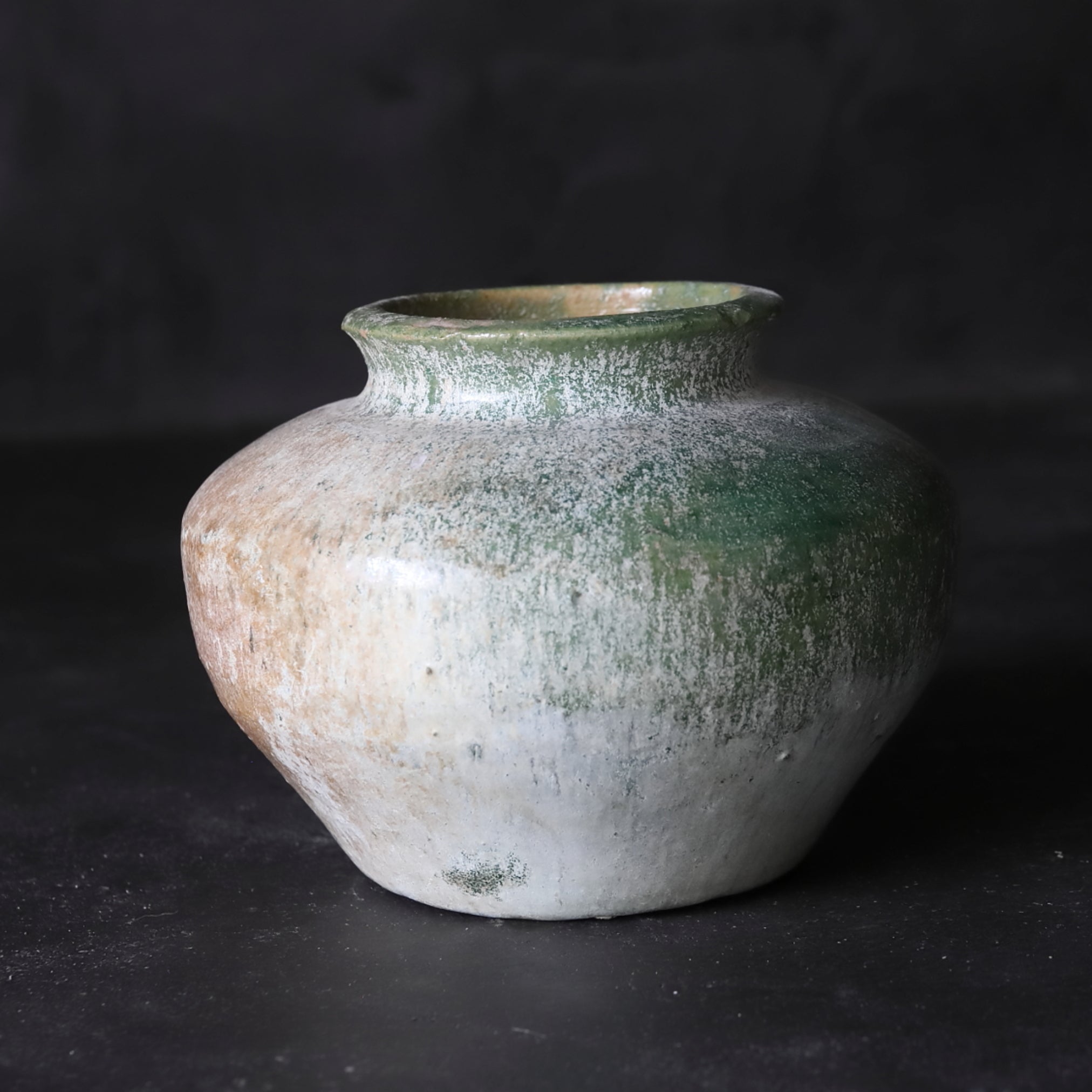 green glazed jar Han Dynasty/206BCE-220CE