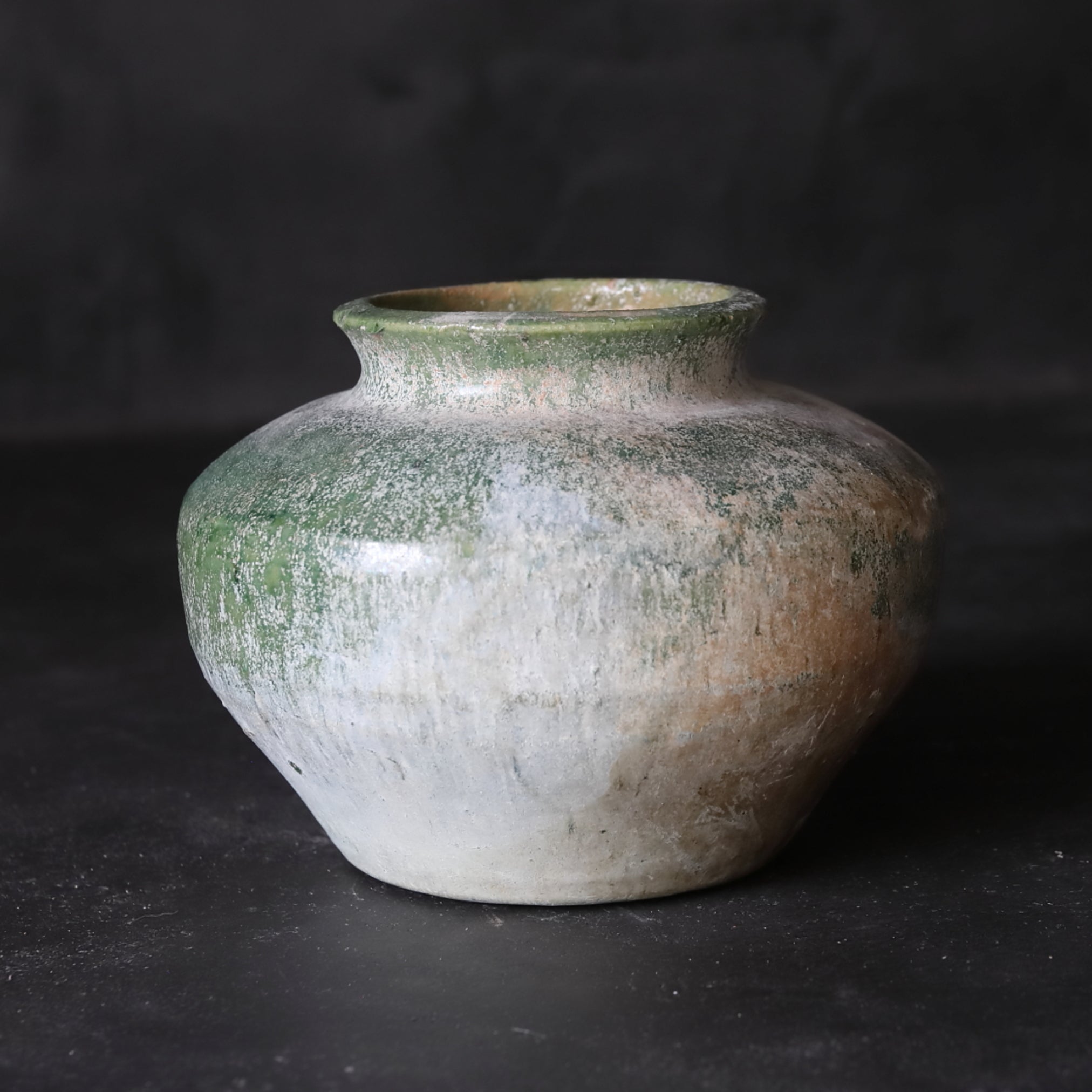 green glazed jar Han Dynasty/206BCE-220CE