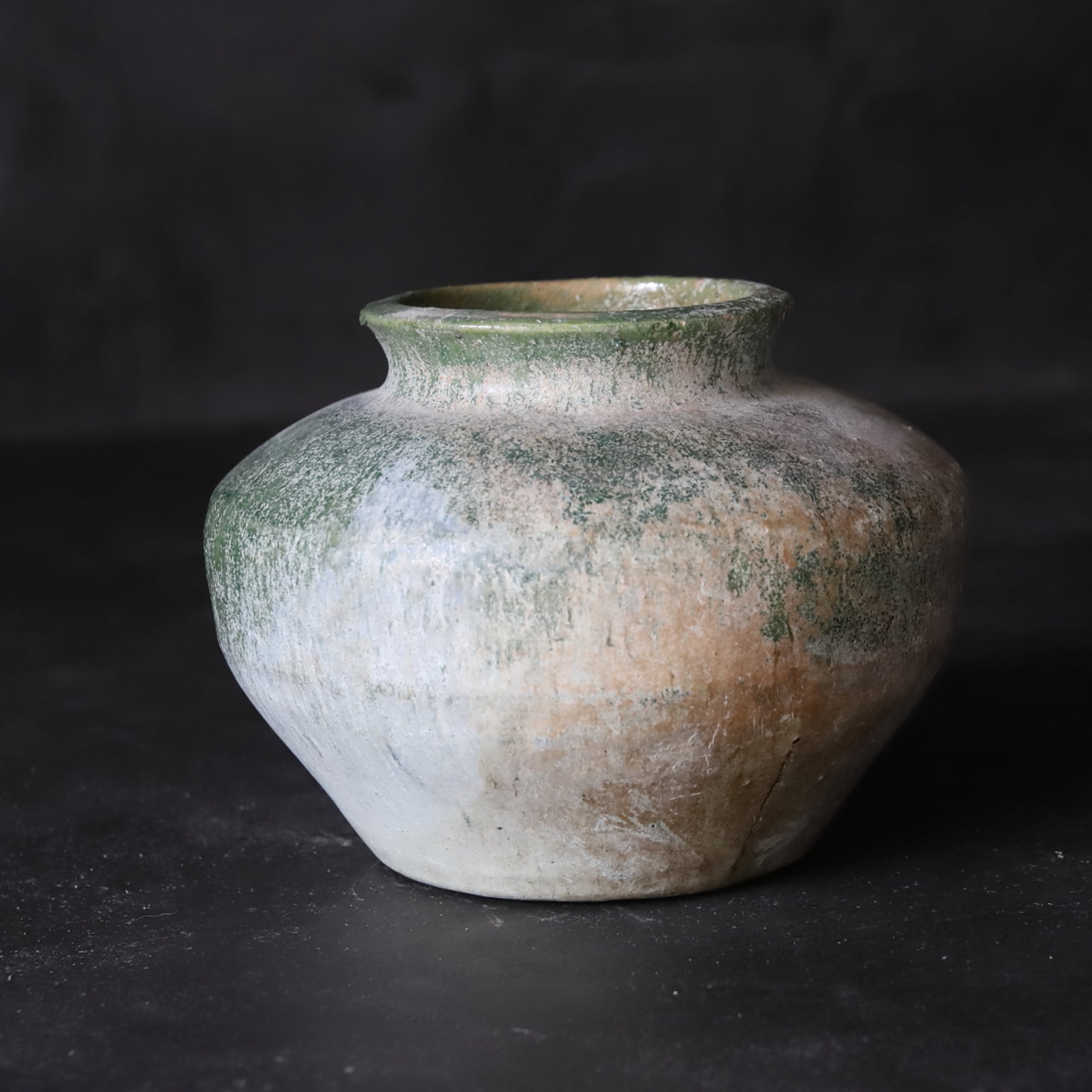 green glazed jar Han Dynasty/206BCE-220CE