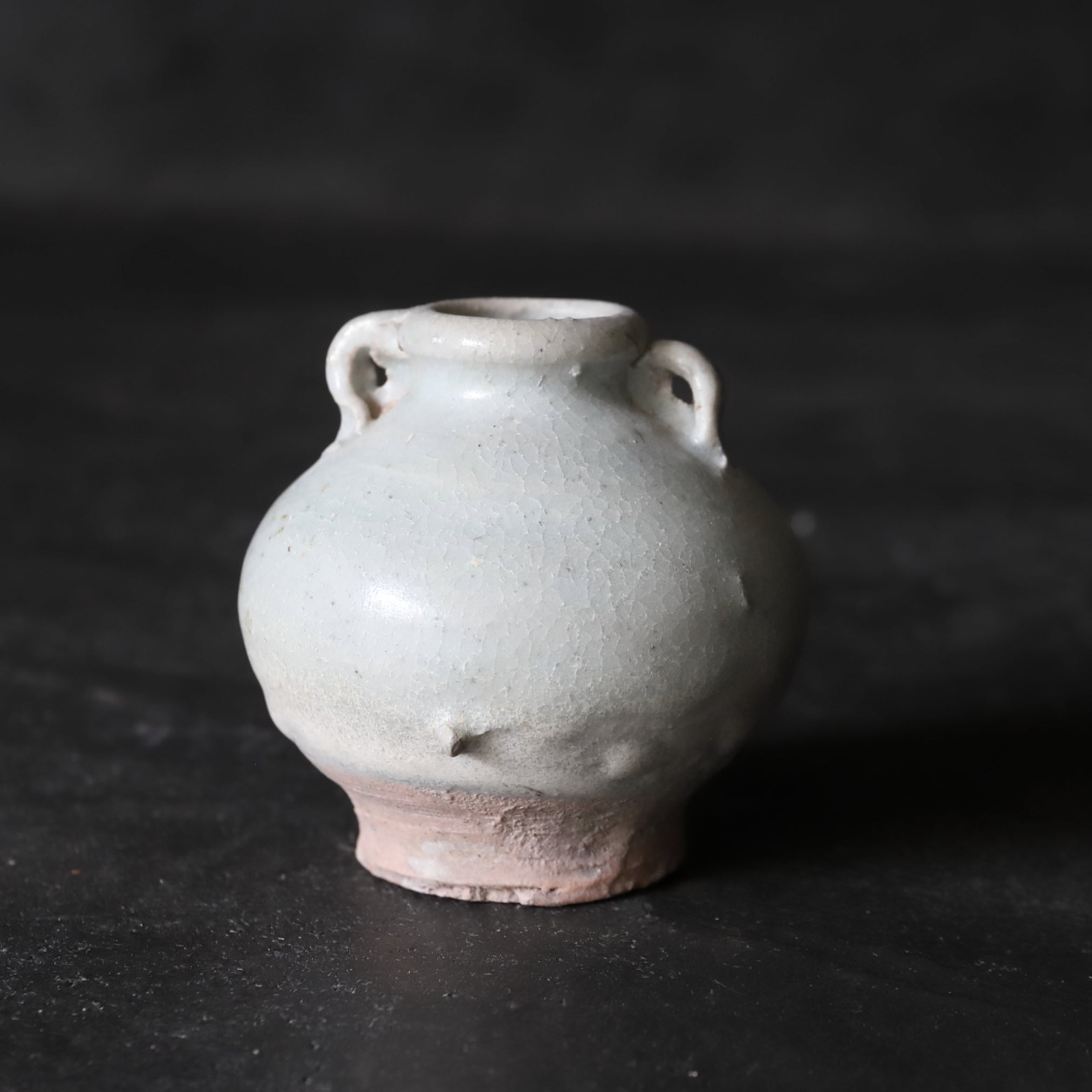 Sawankhalok Small Jar With Twin Ear 12th-16th centuries