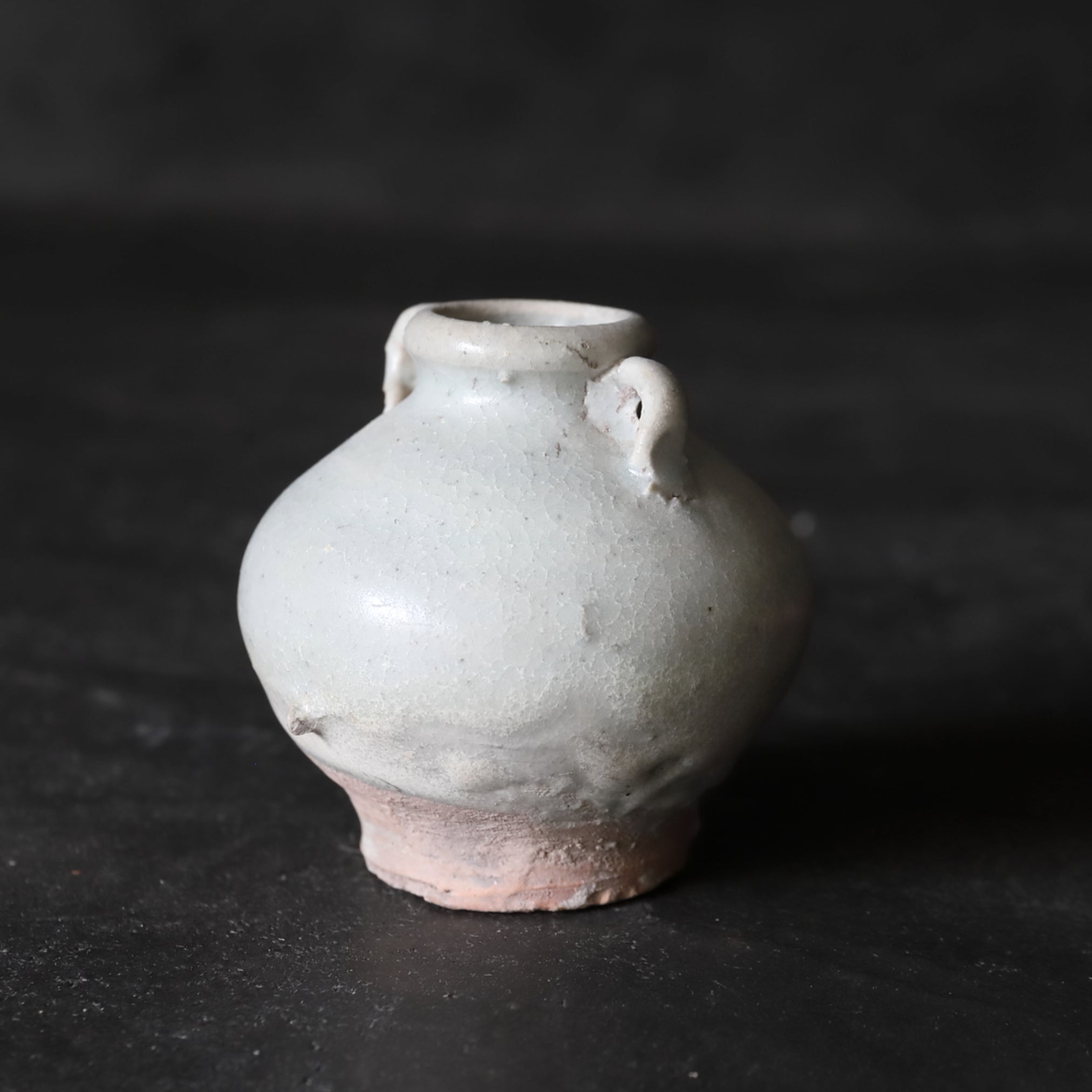 Sawankhalok Small Jar With Twin Ear 12th-16th centuries