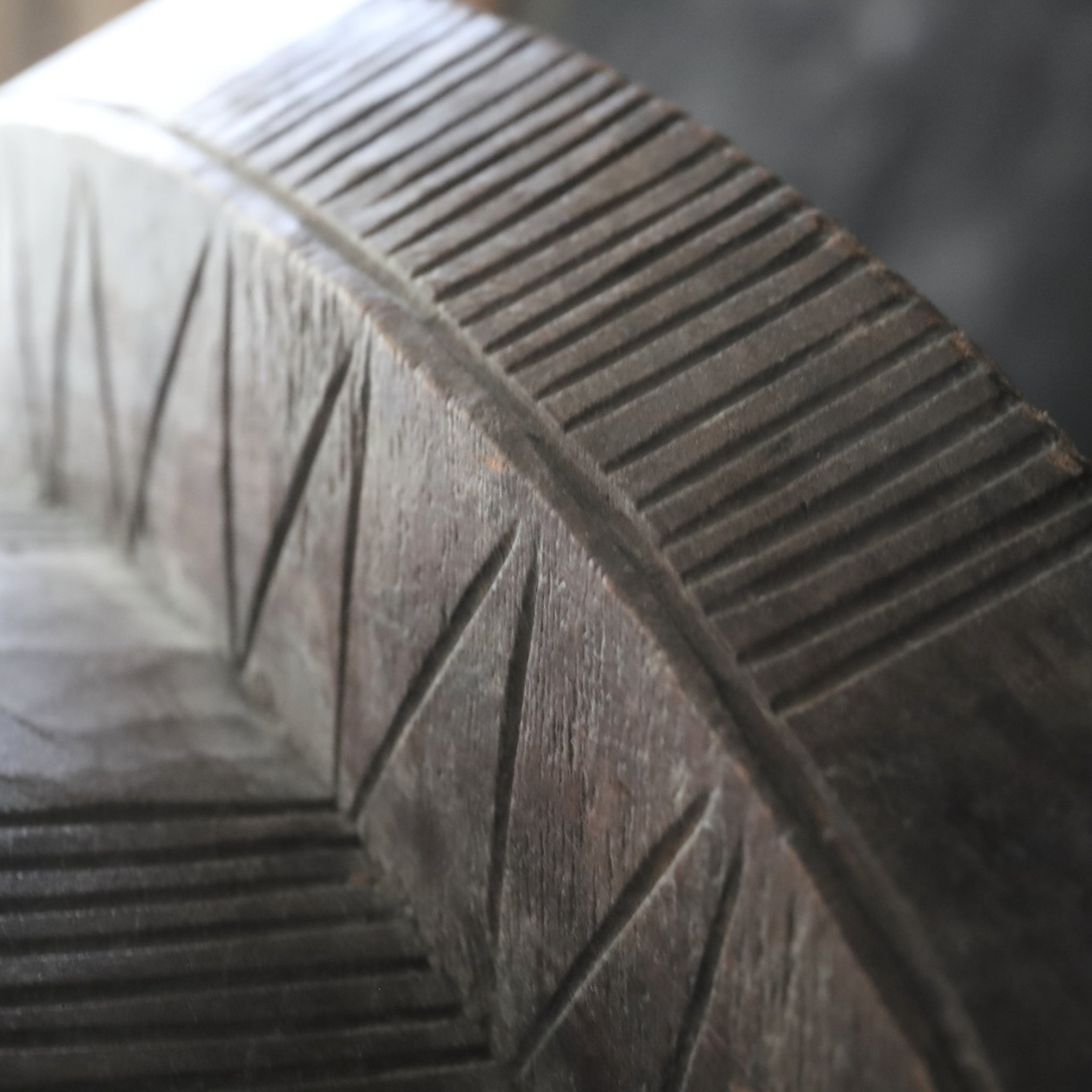 Ethiopian Antique Large Wooden Plate