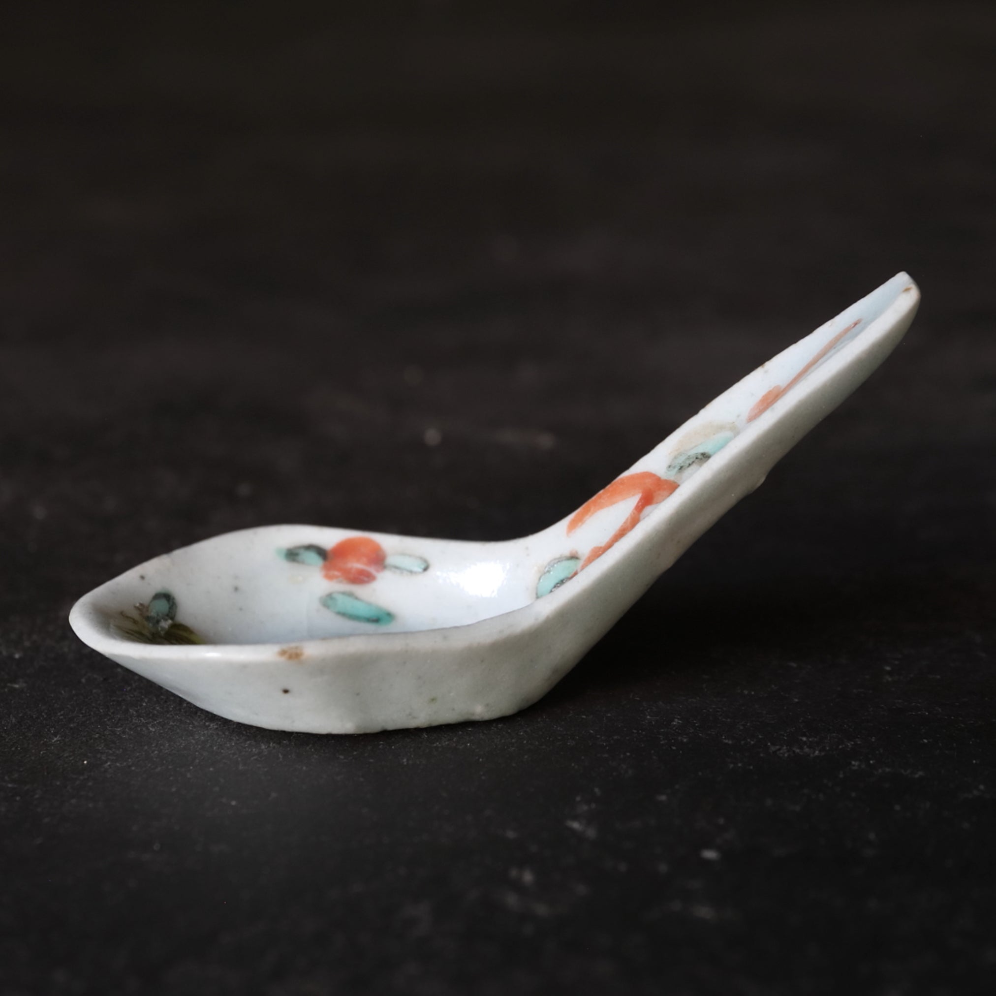 Chinese Antique Spoon with powder pigment Qing Dynasty/1616-1911CE