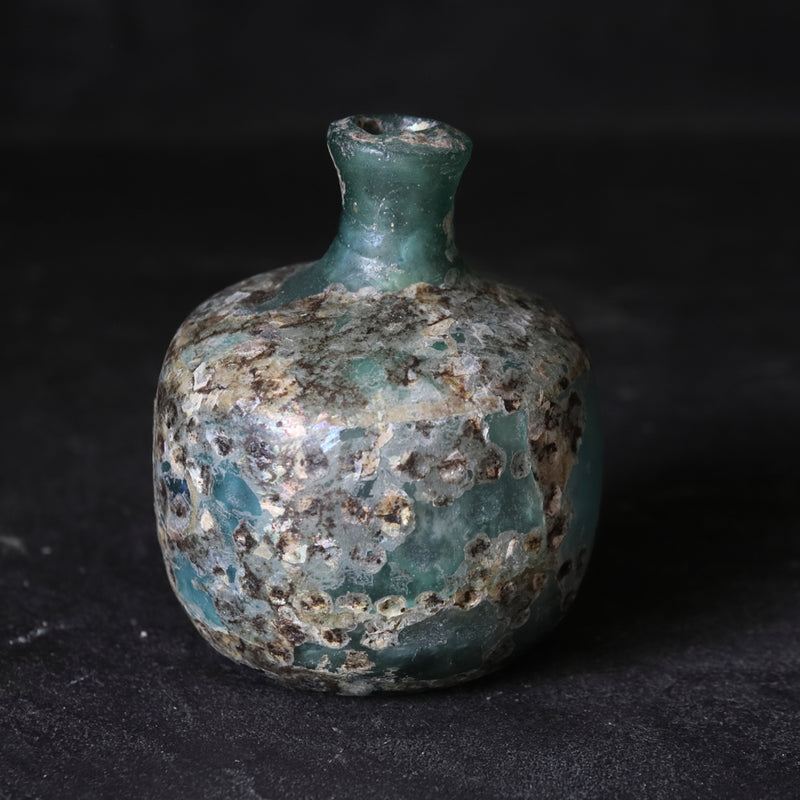Ancient Roman Glass Double Silver before the 3rd century