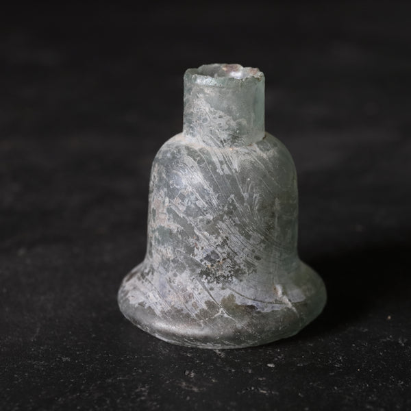 Dutch antique Ink bottle of excavated glass  16th-19th century