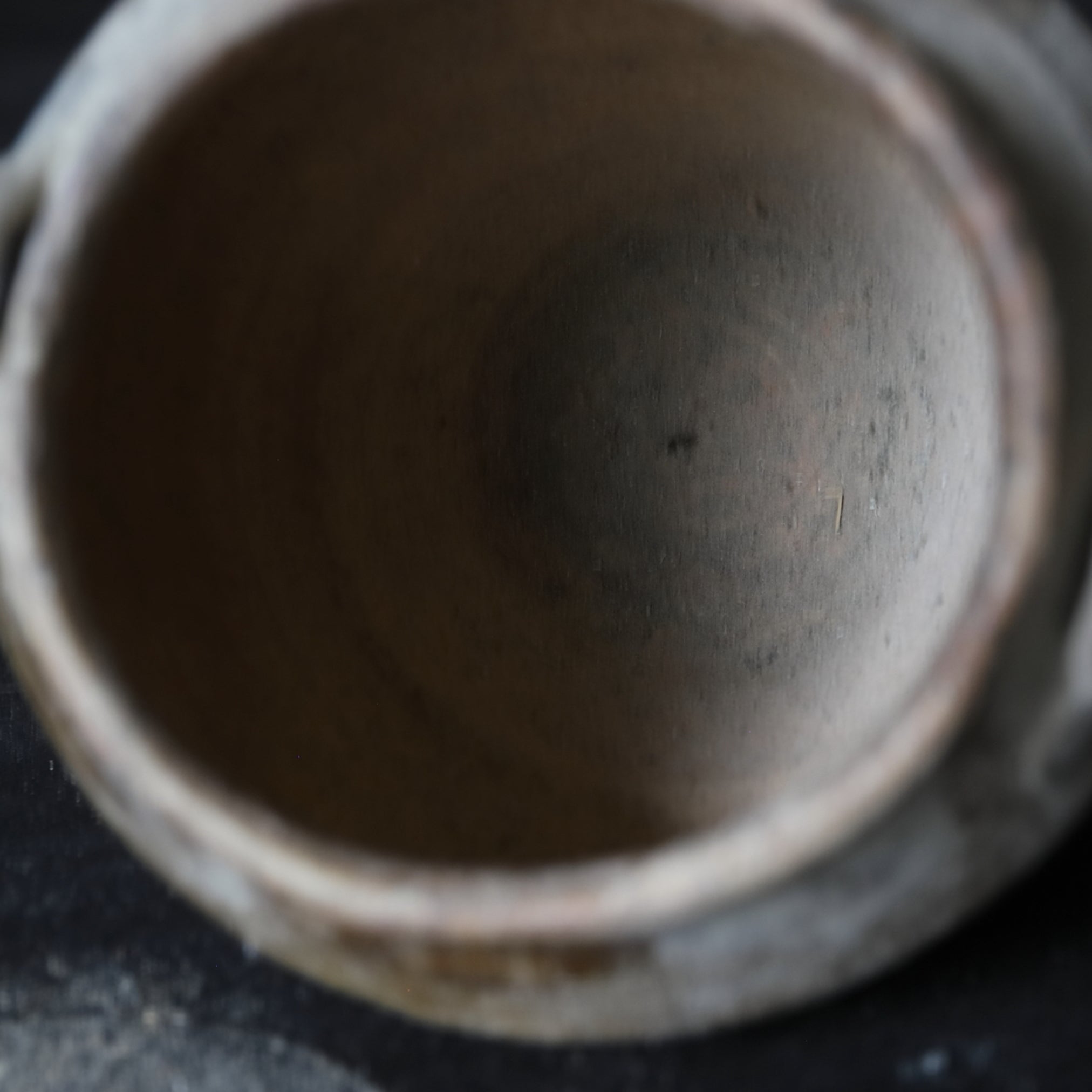 Ko-Seto Iron Pigment Small Pot Edo/1603-1867CE