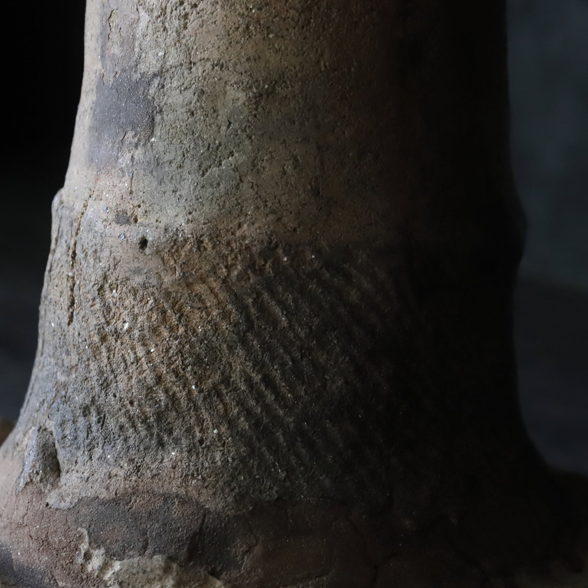 Jomon pottery deep bowl with decoration b Jomon/10000-300BCE